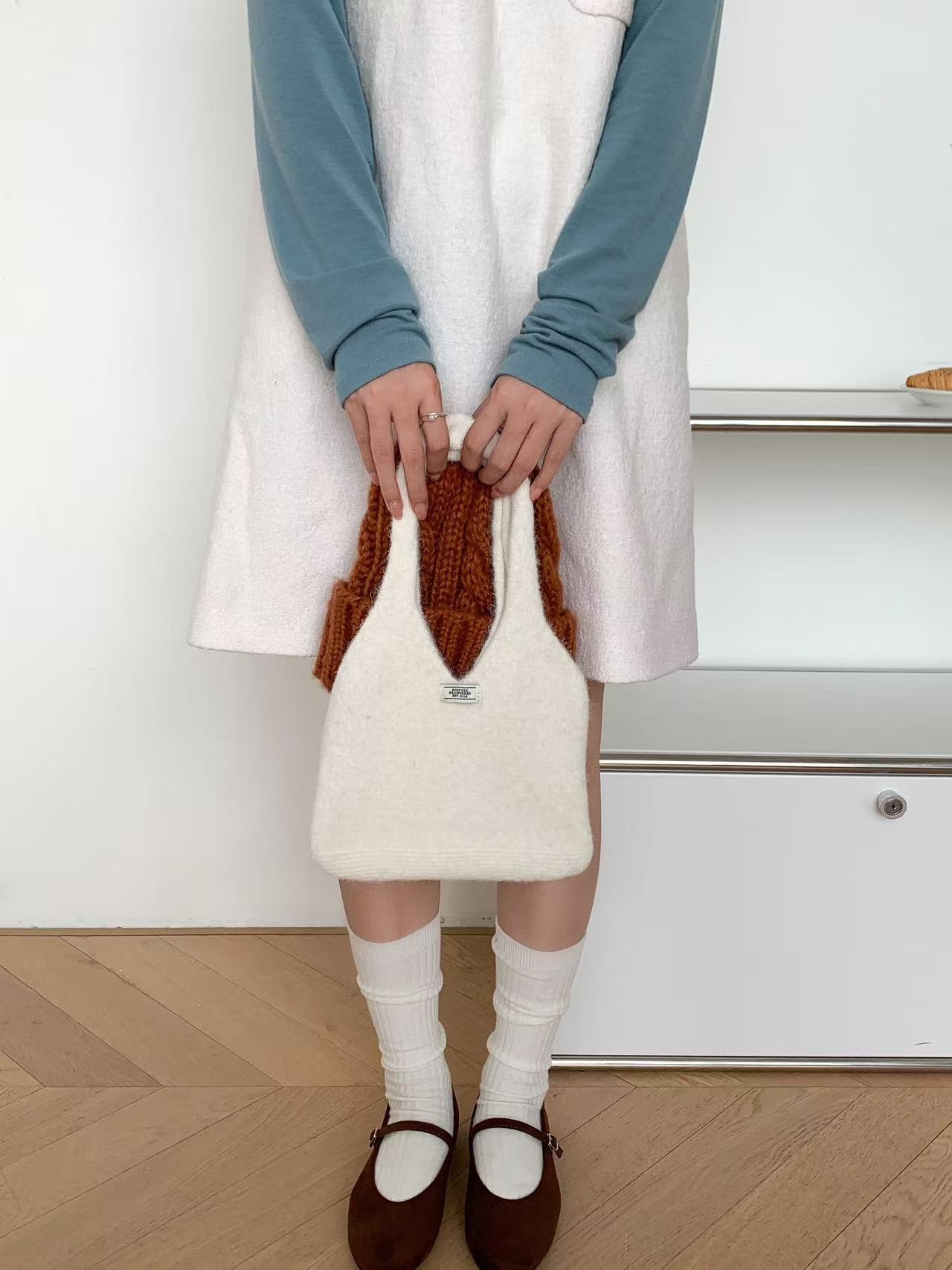 ニットラベルカラートートバッグ | 詳細画像6