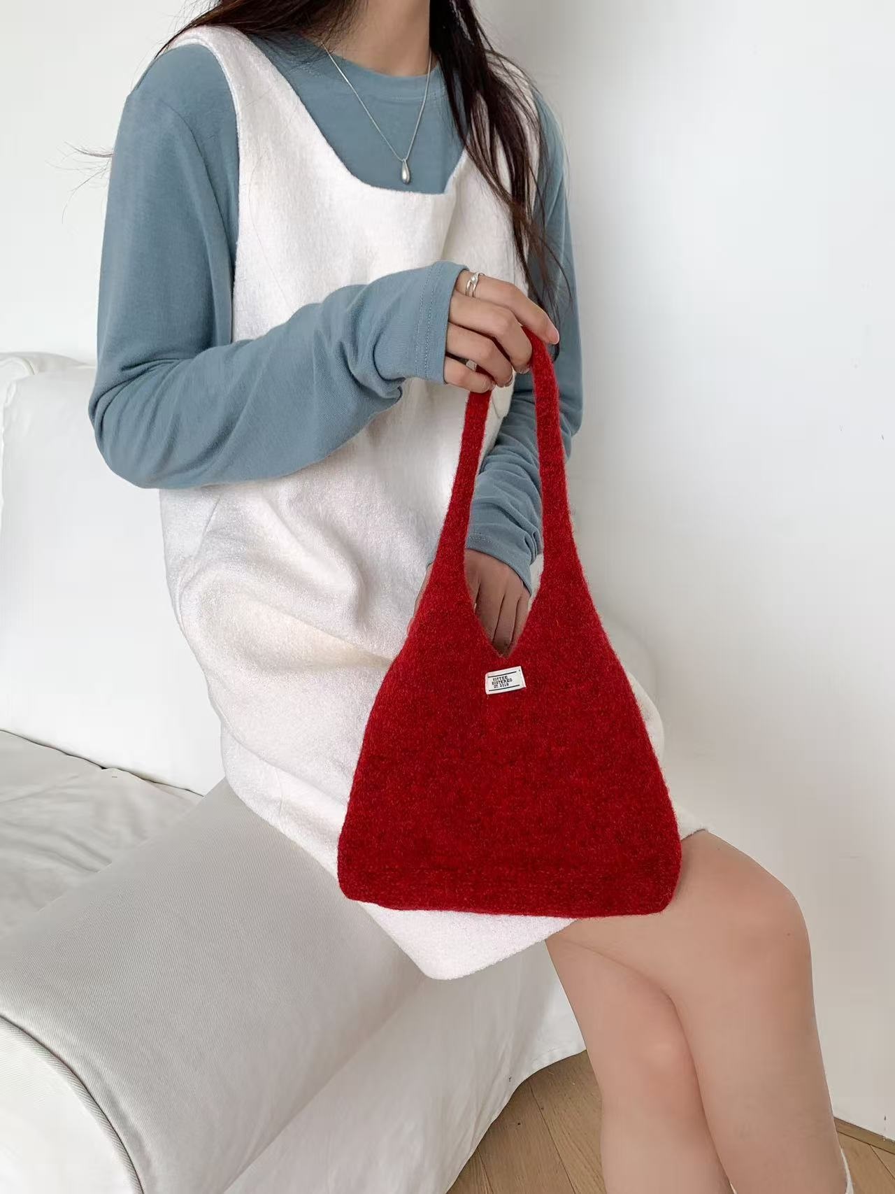 ニットラベルカラートートバッグ | 詳細画像7