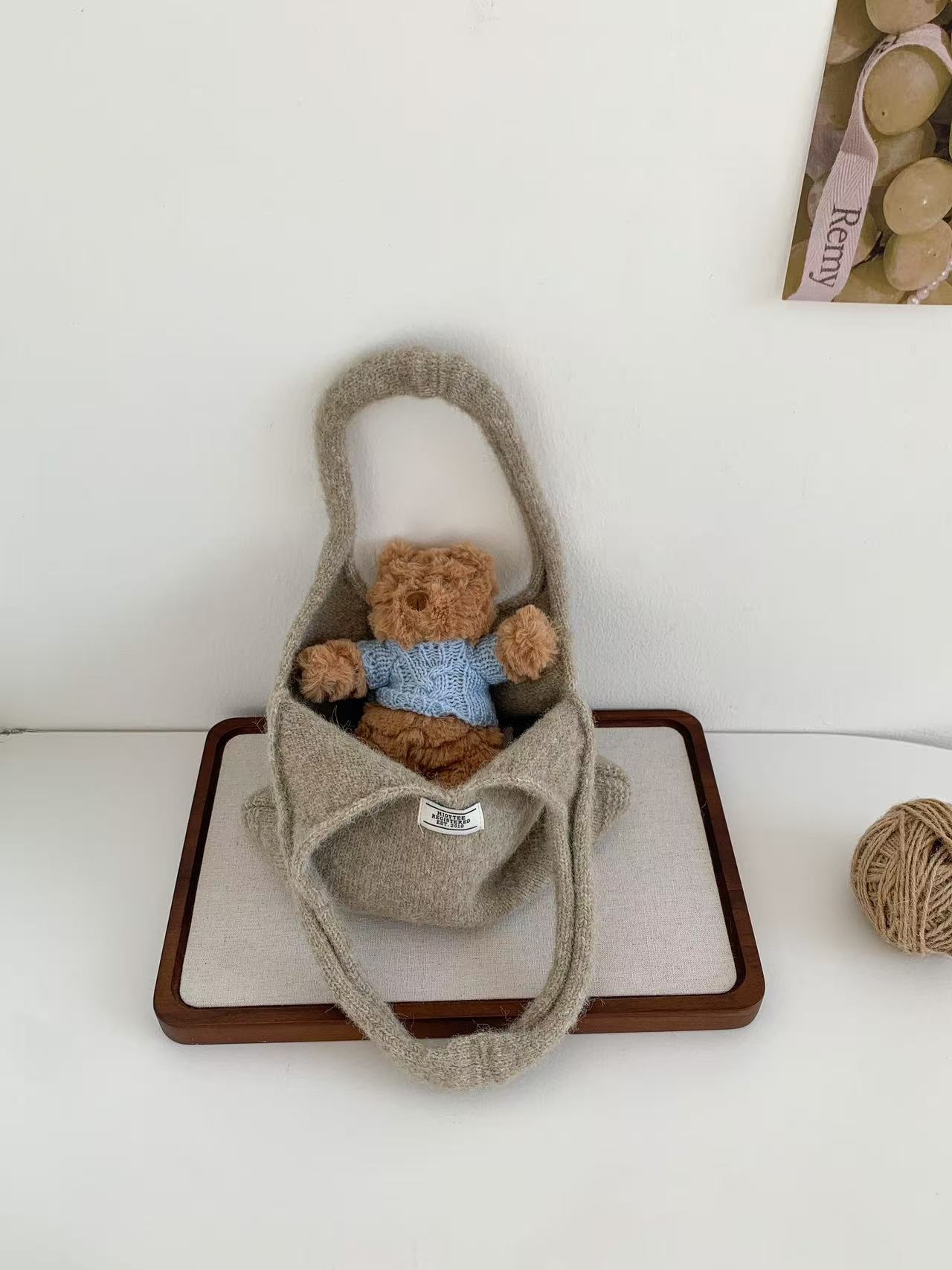 ニットラベルカラートートバッグ | 詳細画像12