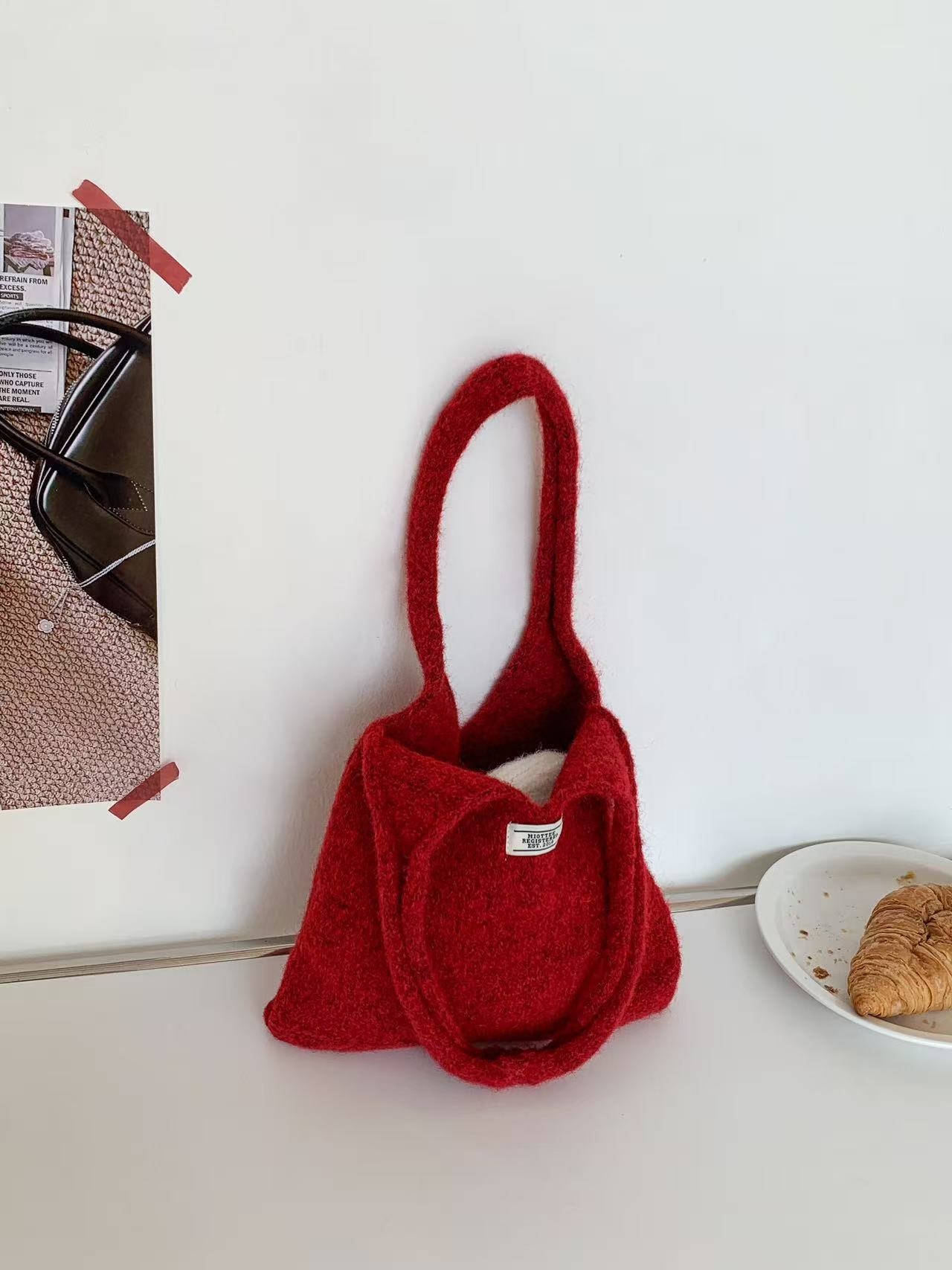 ニットラベルカラートートバッグ | 詳細画像13