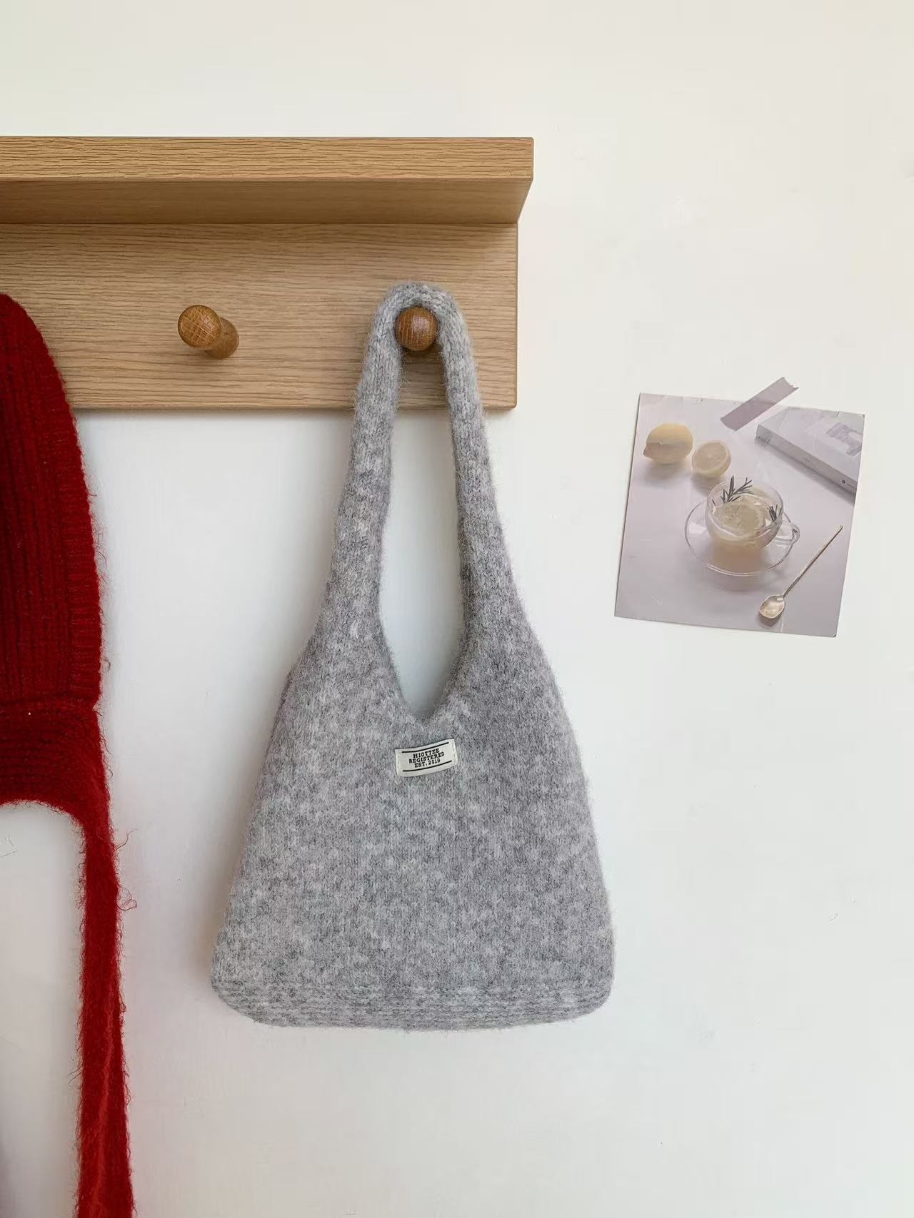 ニットラベルカラートートバッグ | 詳細画像14