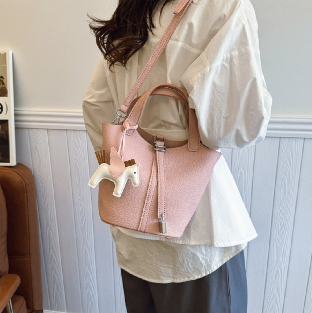 バックルカラーショルダーバッグポーチ | 詳細画像3