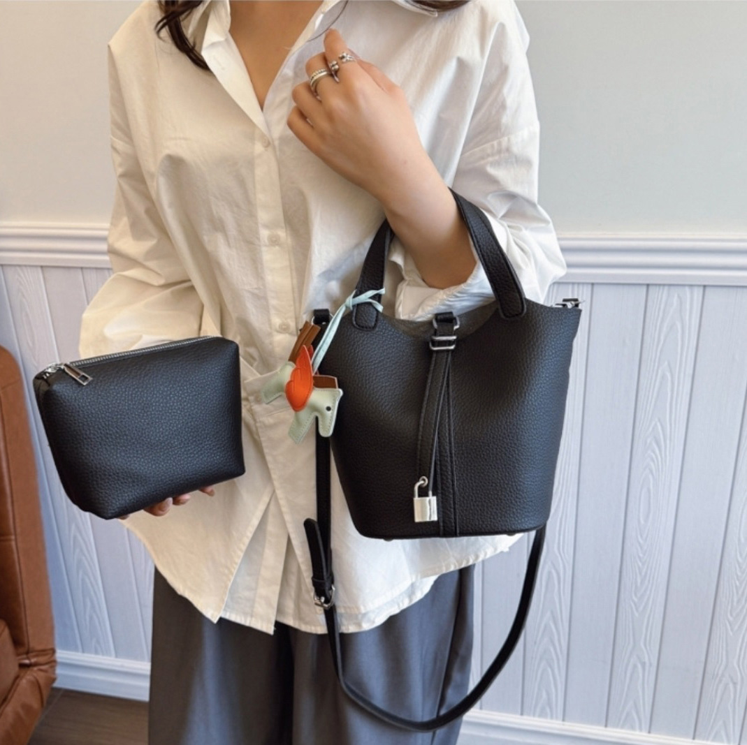 バックルカラーショルダーバッグポーチ | 詳細画像9