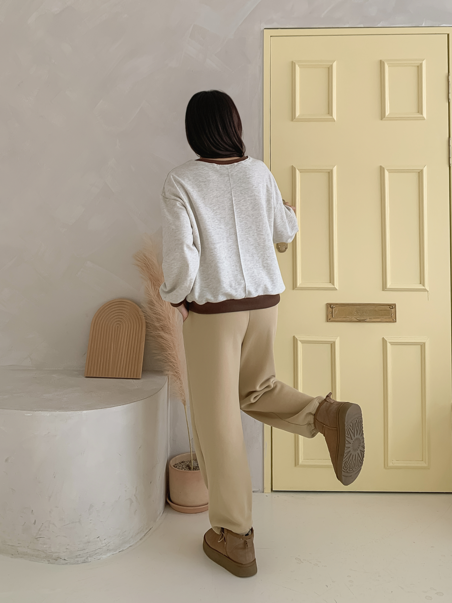 ラウンドネック長袖配色ハートスウェット | 詳細画像22