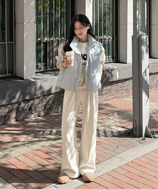 裏起毛ラウンドネック長袖パッチロゴスウェット | レディース