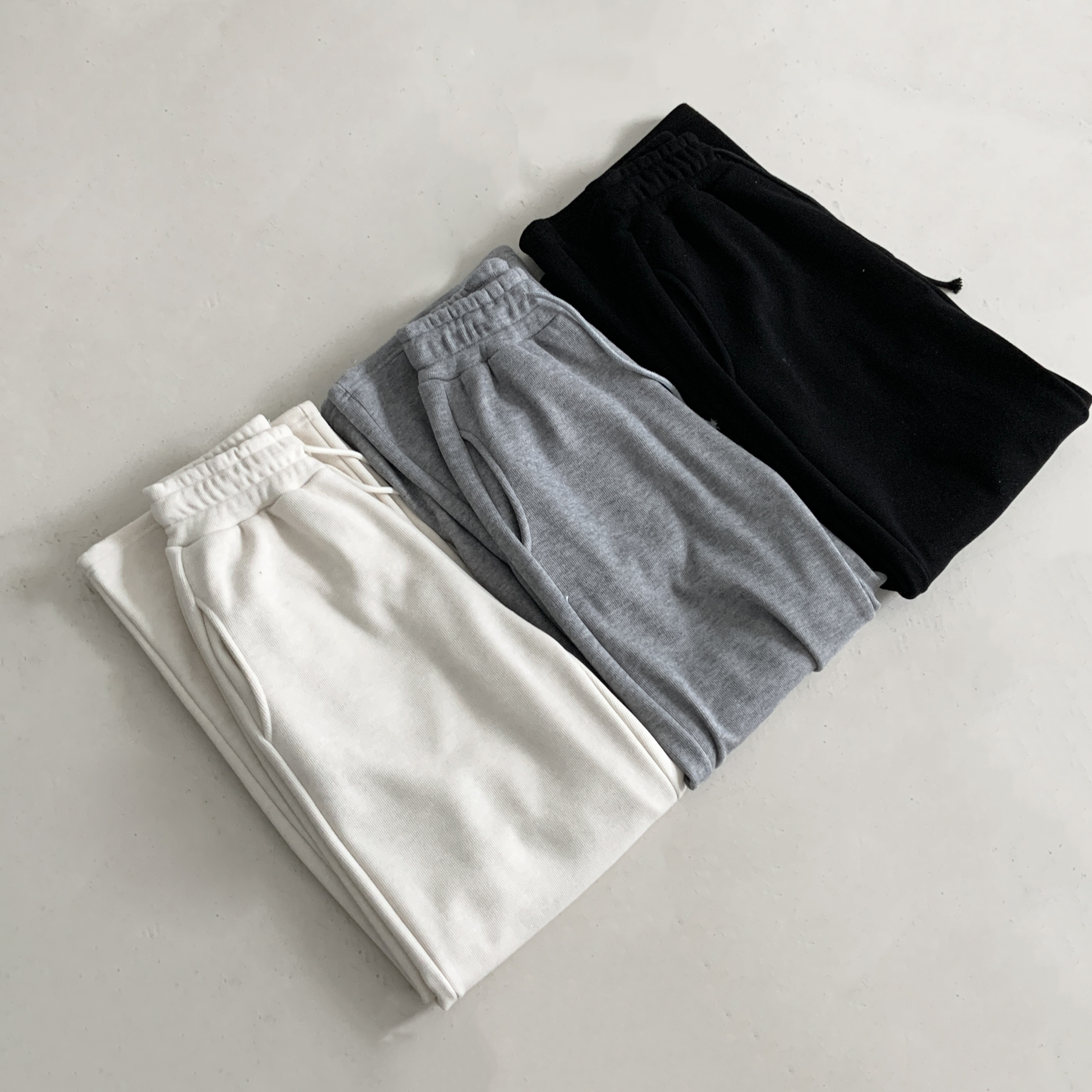 ドローストリングウエストゴムロングワイドパンツトレーニング | 詳細画像21