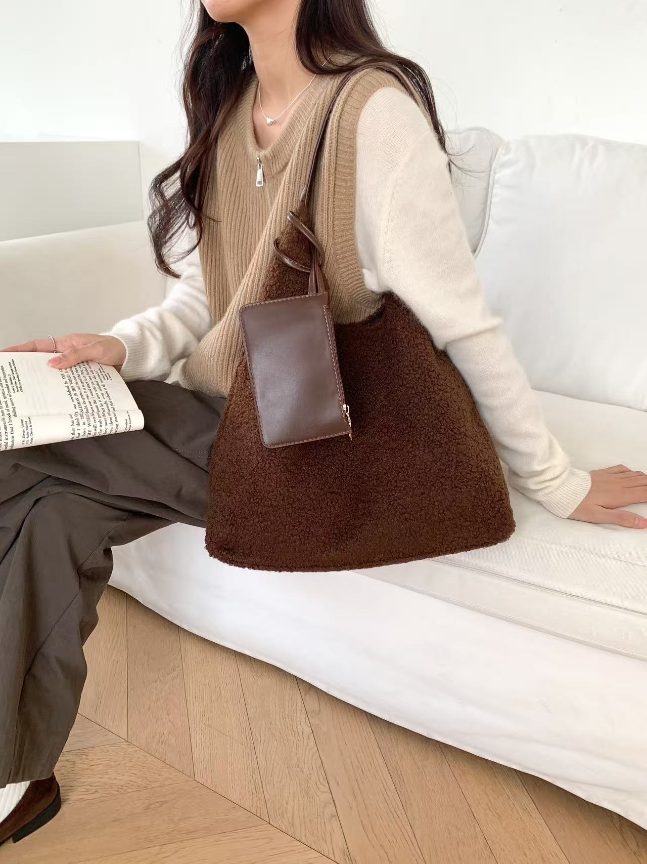 ポーチ付エコファートートバッグ | 詳細画像5