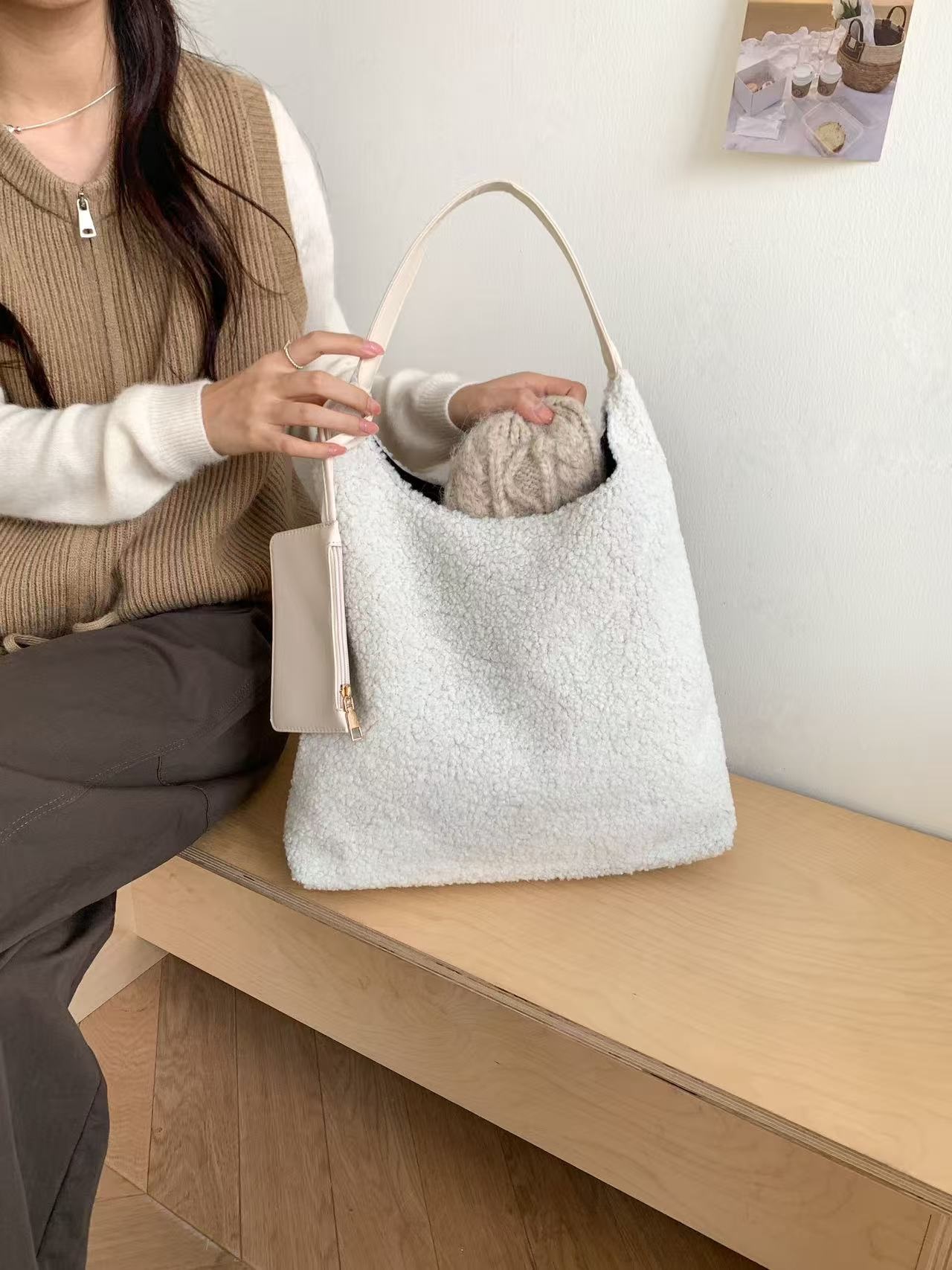 ポーチ付エコファートートバッグ | 詳細画像7