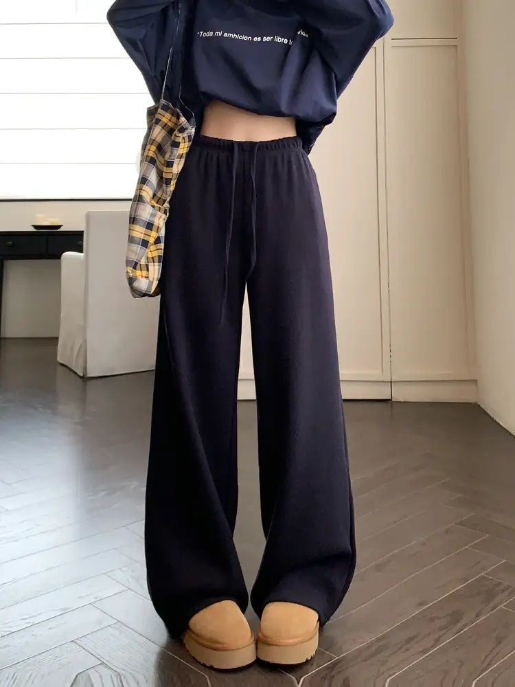 ファー裏地ウエストゴムワイドFWパンツ | 詳細画像5