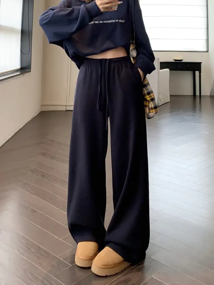 ファー裏地ウエストゴムワイドFWパンツ | 詳細画像6