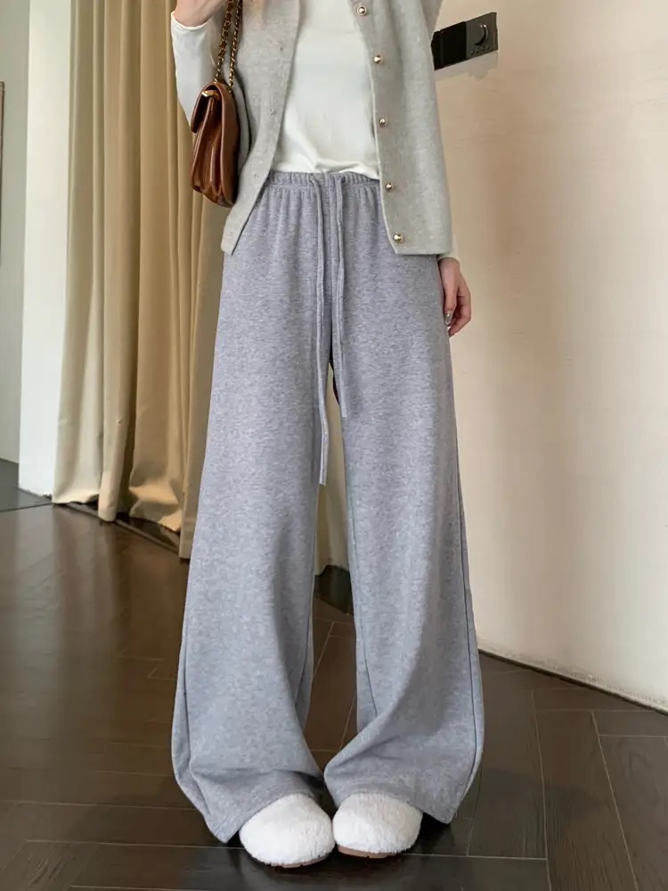 ファー裏地ウエストゴムワイドFWパンツ | 詳細画像9