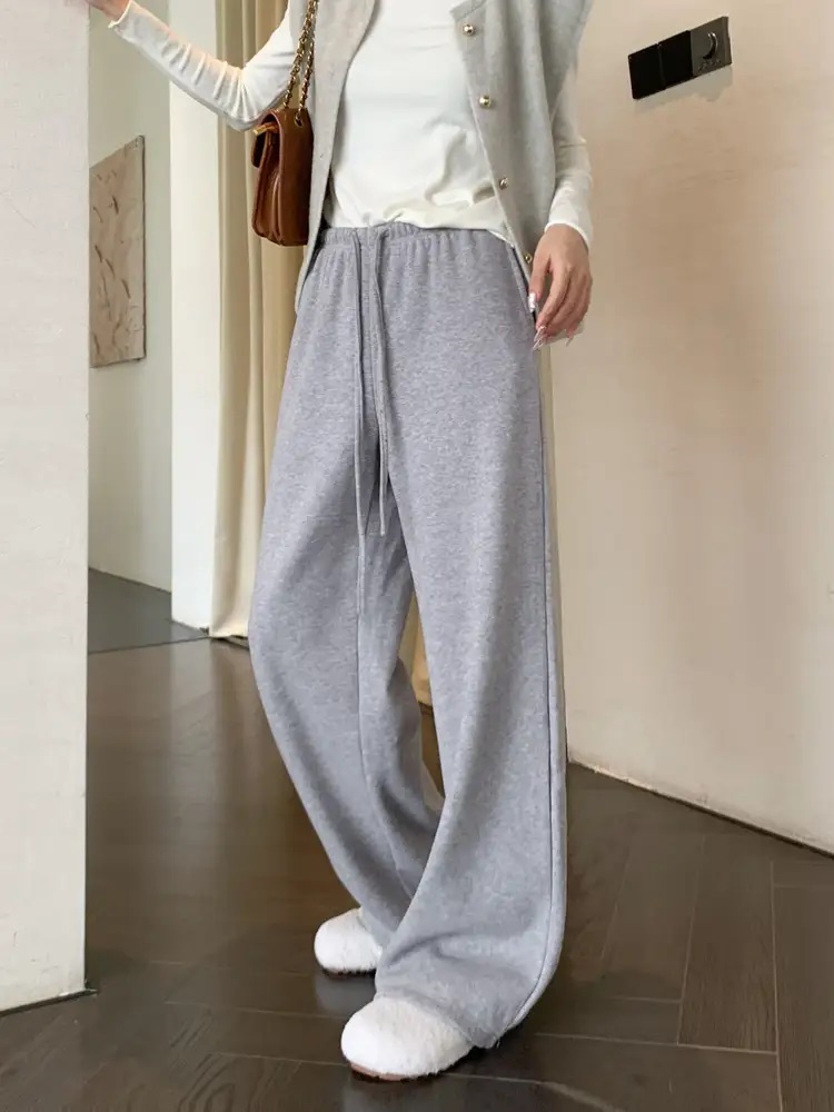 ファー裏地ウエストゴムワイドFWパンツ | 詳細画像10