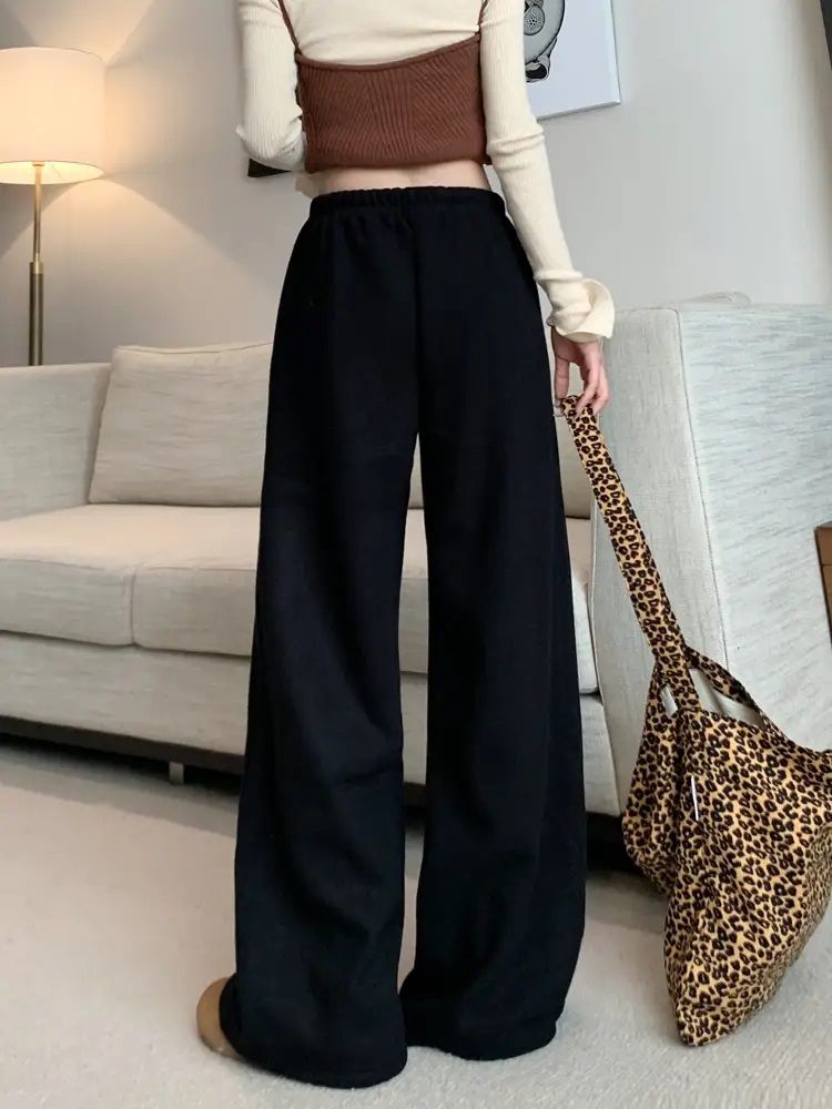 ファー裏地ウエストゴムワイドFWパンツ | 詳細画像12