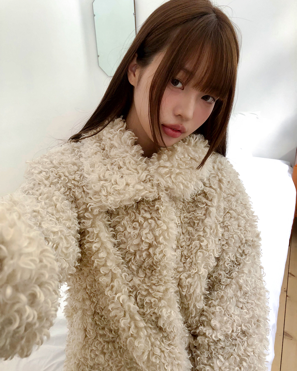 エコファーボタンカラーカラージャケット | レディースファッション