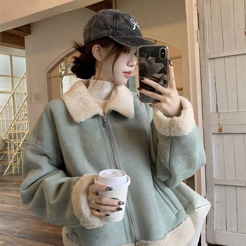 スエード調カラージャンパー | 詳細画像2