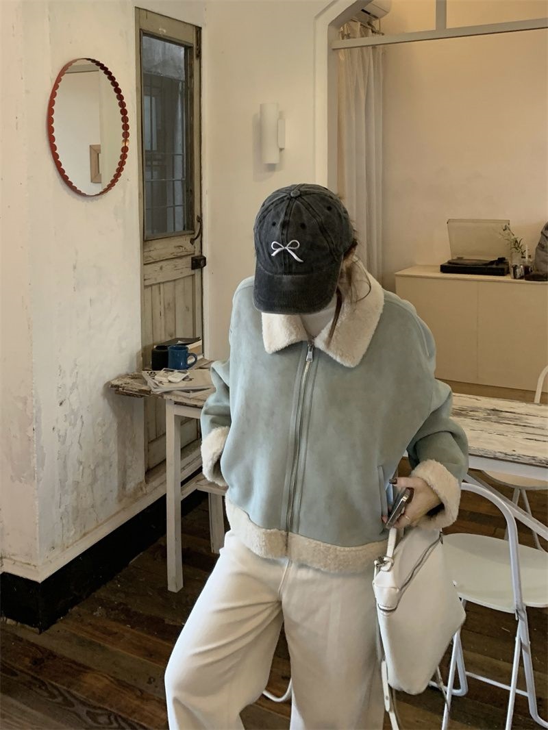 スエード調カラージャンパー | 詳細画像4