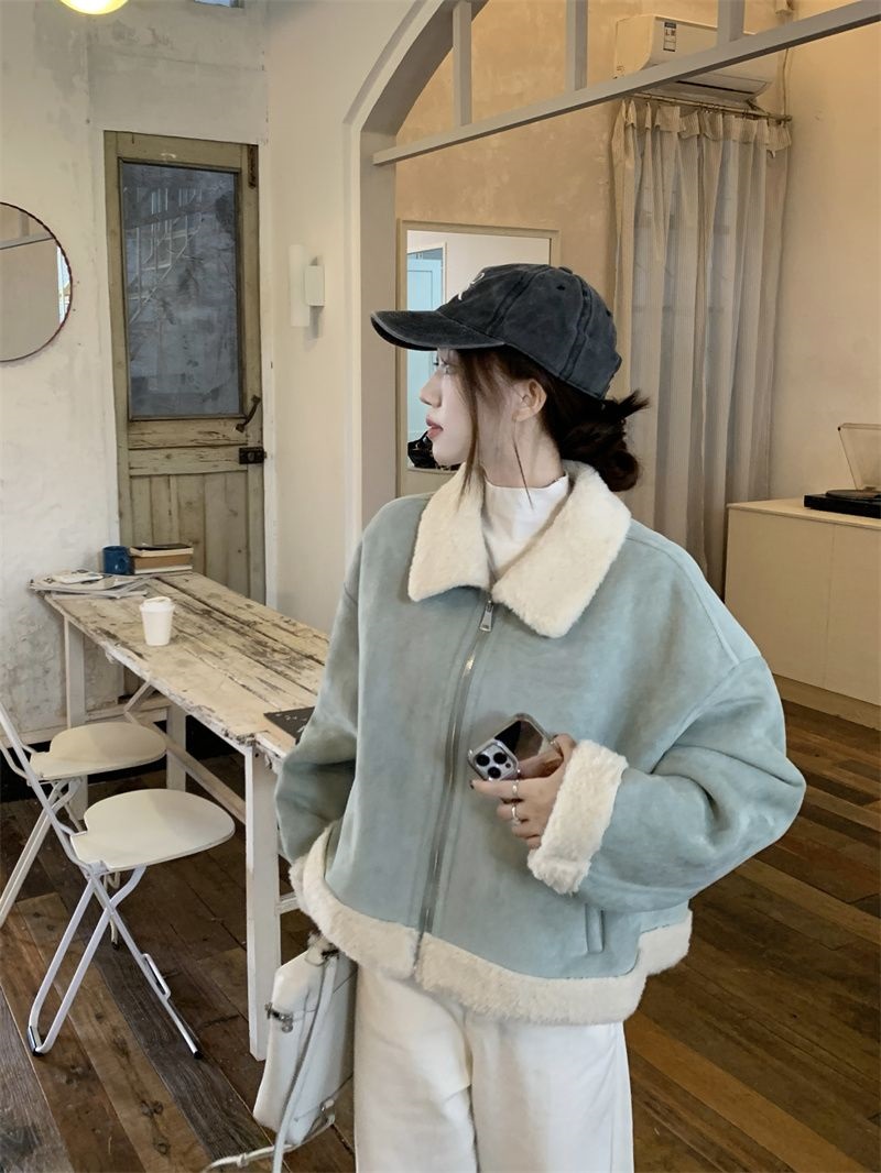 スエード調カラージャンパー | 詳細画像5