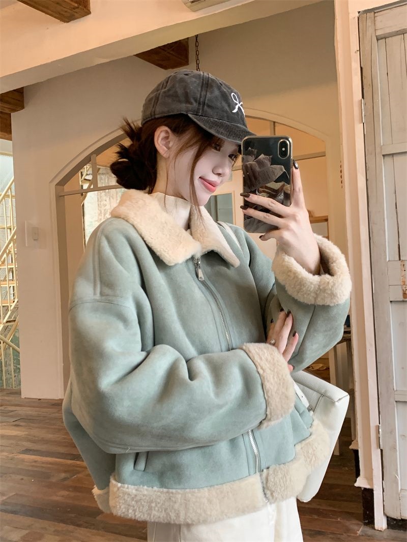 スエード調カラージャンパー | 詳細画像6