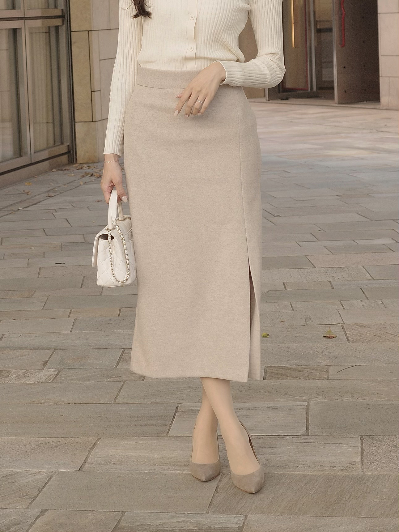 スカラップヘムレーススカート・全3色 | レディースファッション通販