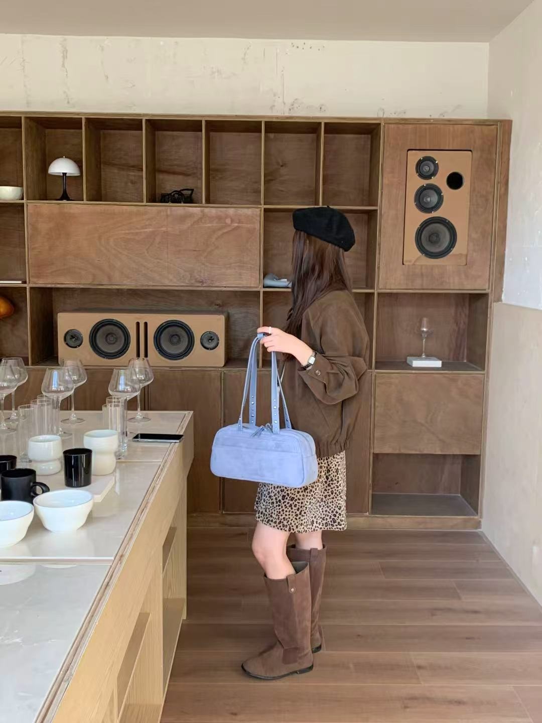 スエード調ジップアップトートバッグ | 詳細画像8