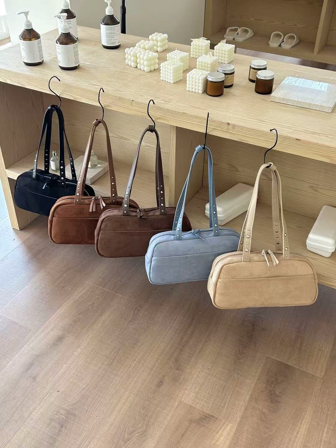 スエード調ジップアップトートバッグ | 詳細画像17