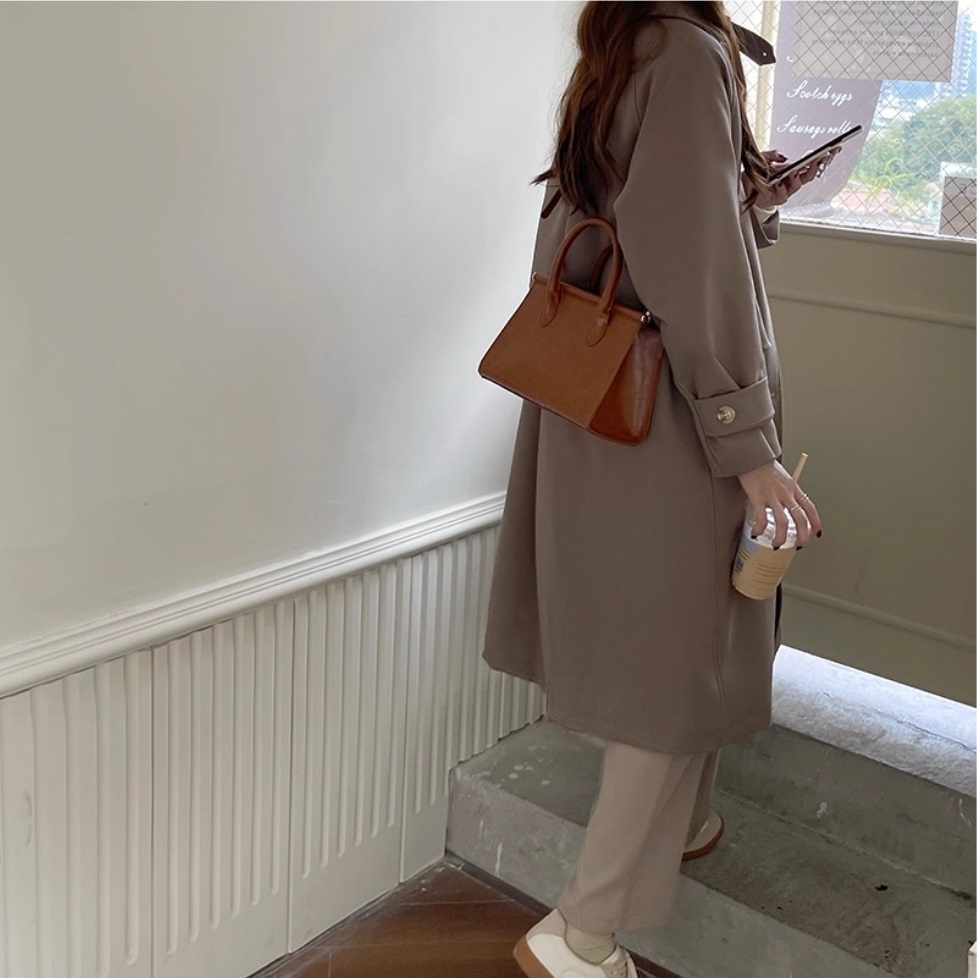 レザー調カラーショルダーバッグ | 詳細画像9