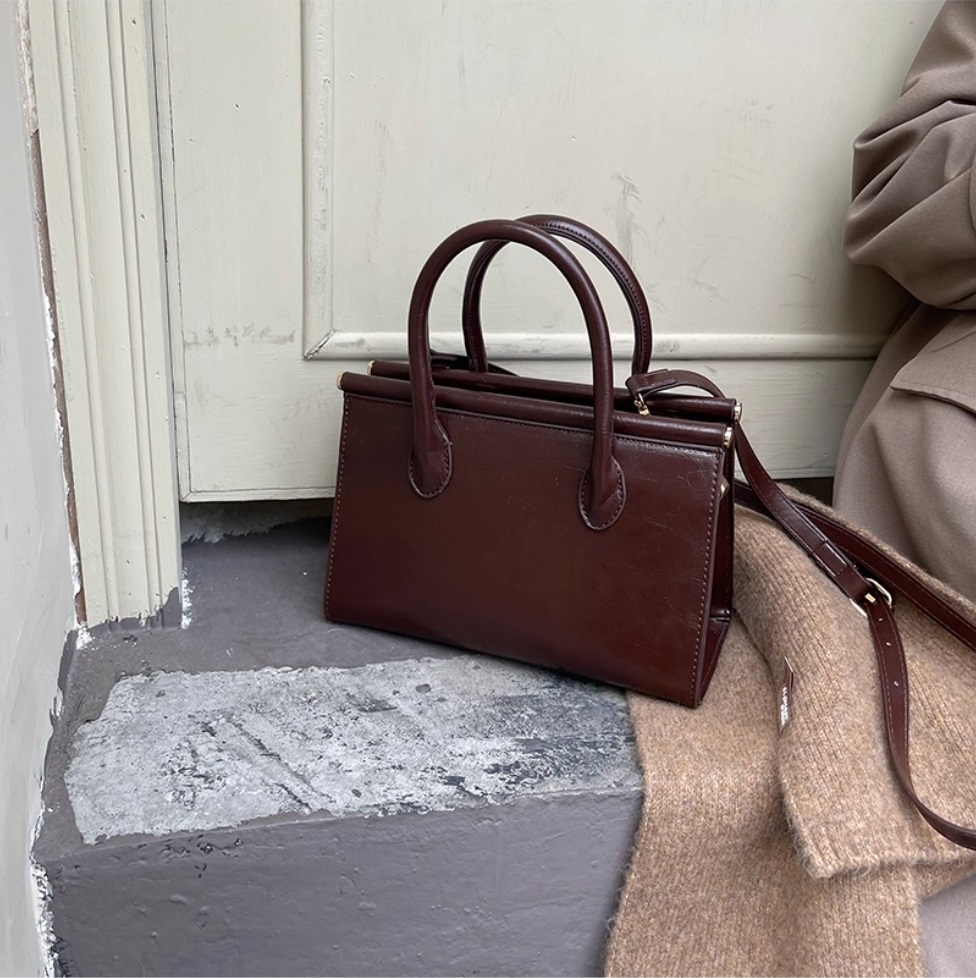 レザー調カラーショルダーバッグ | 詳細画像14