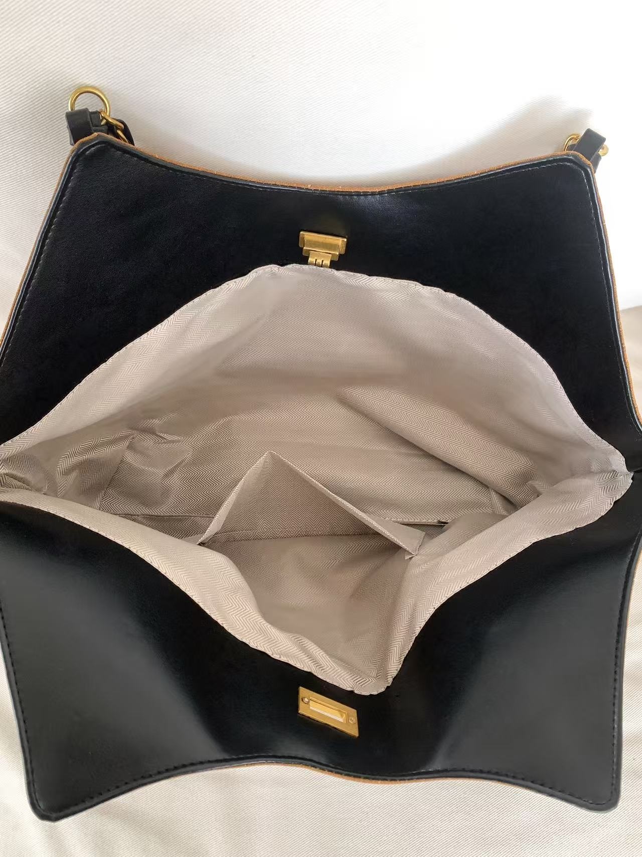 レザー調リボンチェーントートバッグ | 詳細画像17