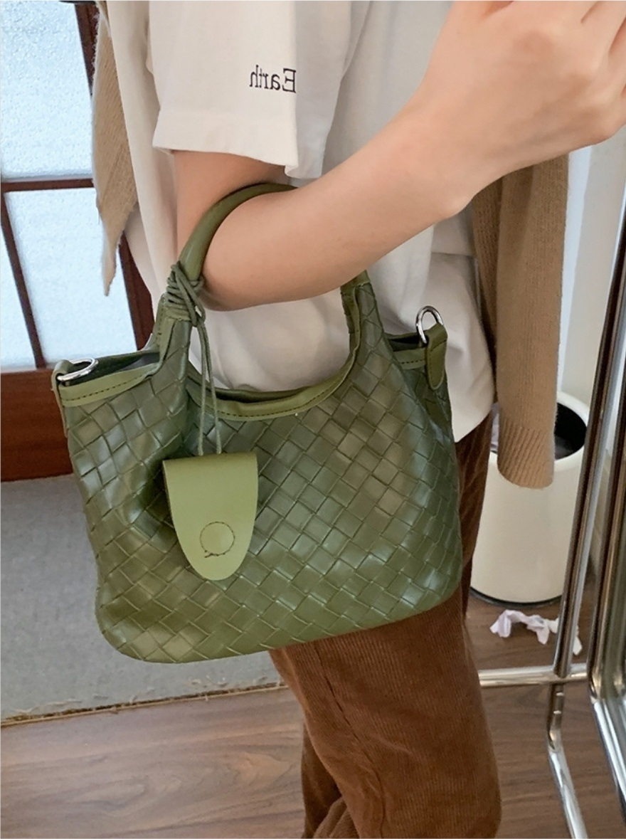 レザー調カラーショルダーバッグ | 詳細画像7