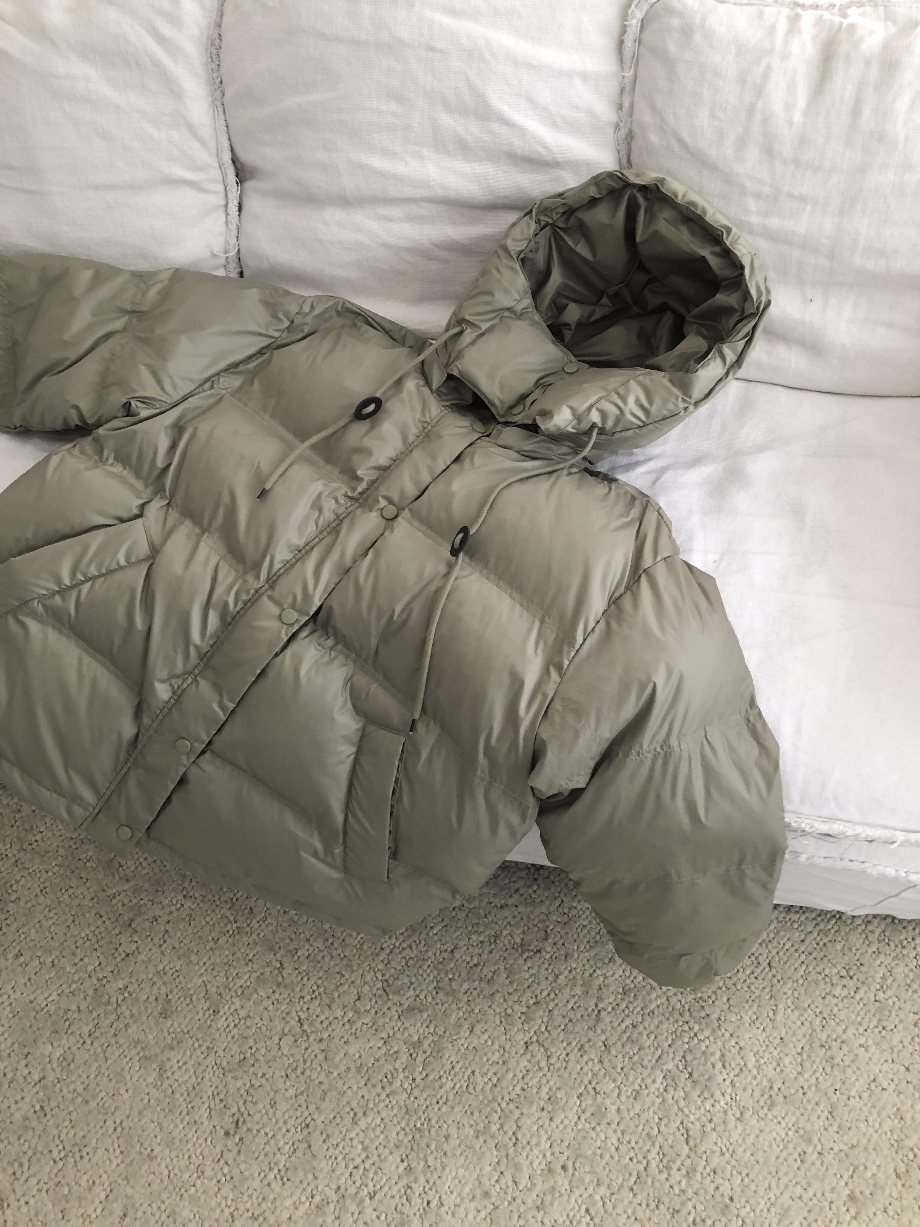 ダックダウンフードダブルジップドローコードカラーダウンジャケット | 詳細画像20