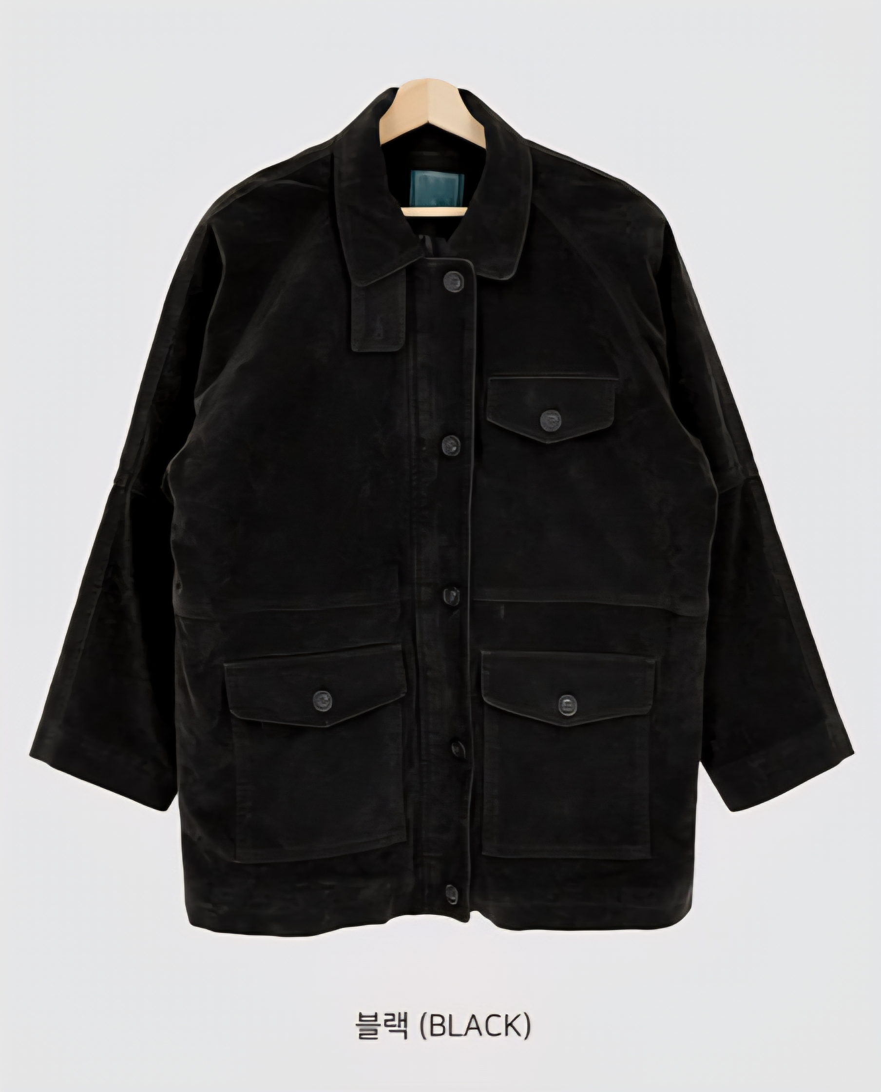 キルティングボタンジップアップカラーオーバーサイズジャケット | 詳細画像19