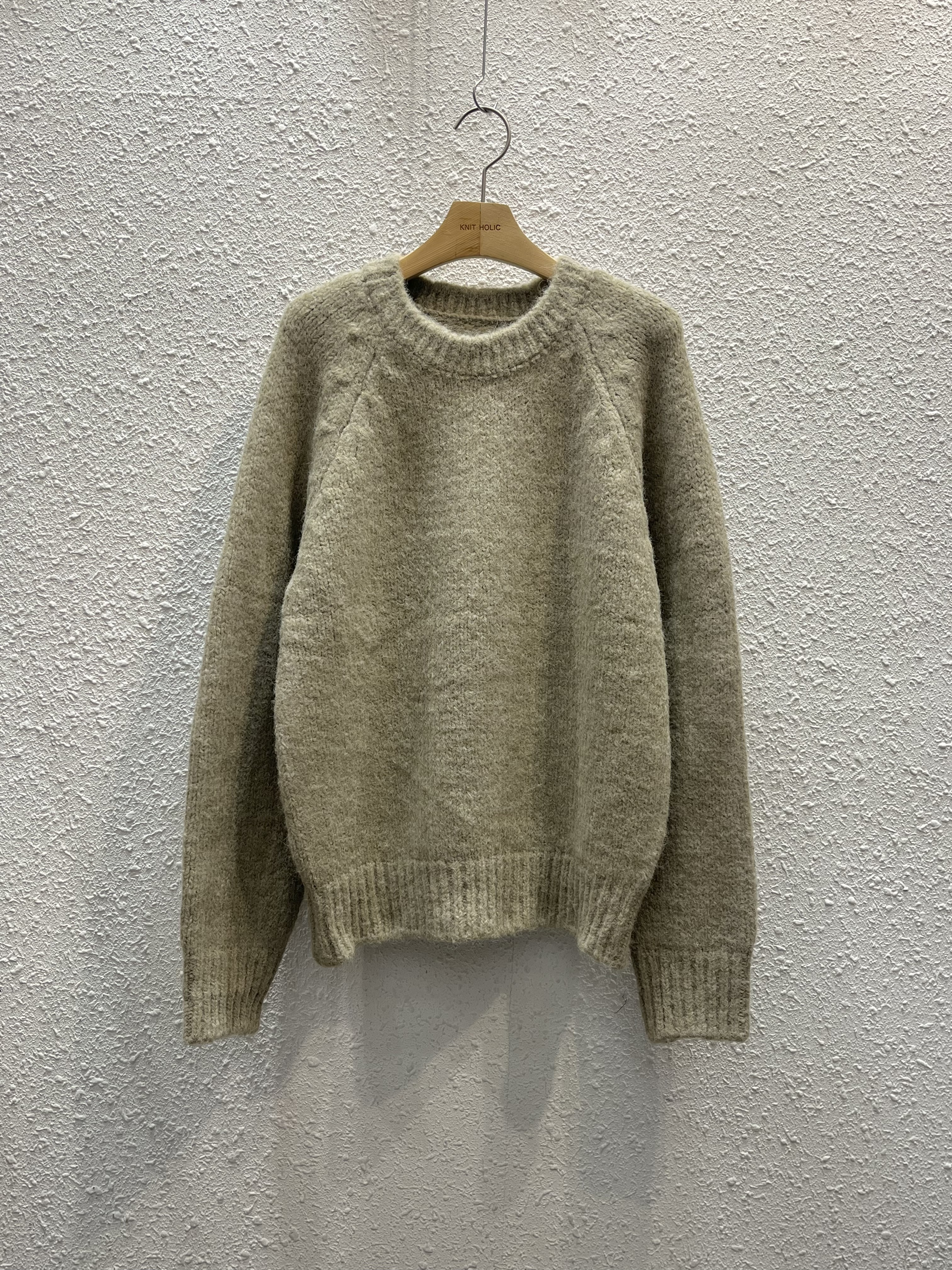 ラウンドネック無地カラーニット | 詳細画像7