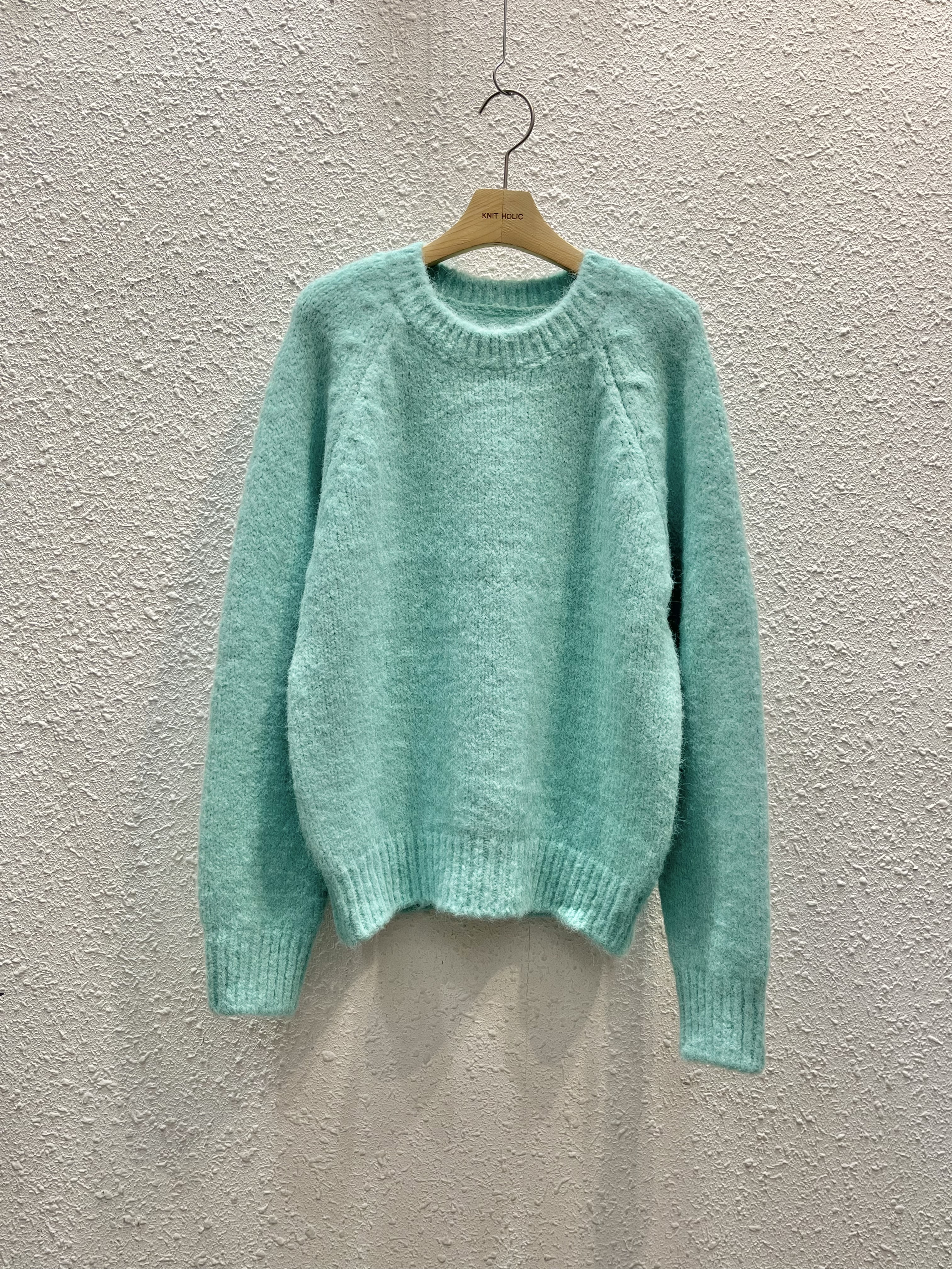 ラウンドネック無地カラーニット | 詳細画像9