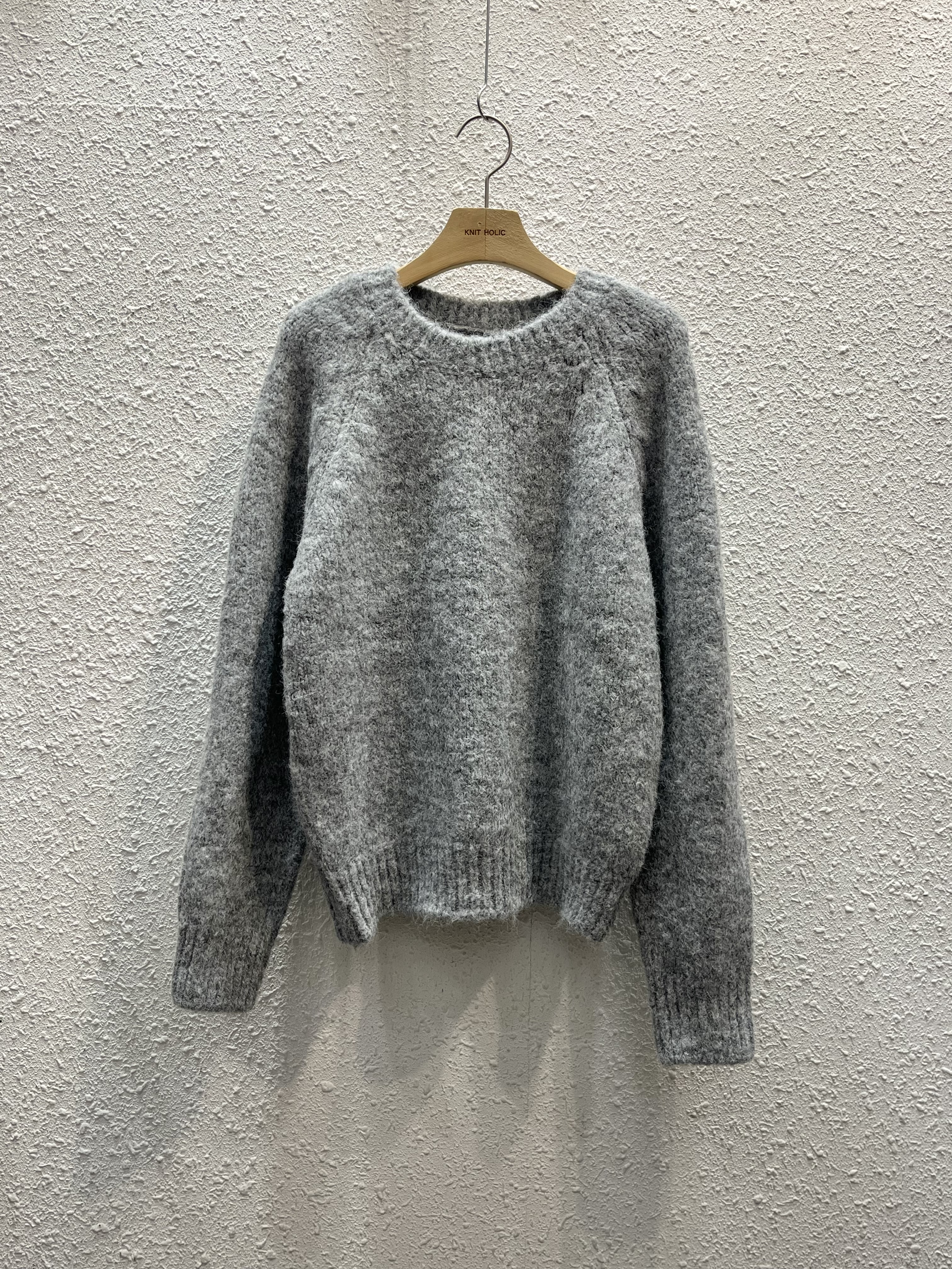 ラウンドネック無地カラーニット | 詳細画像10