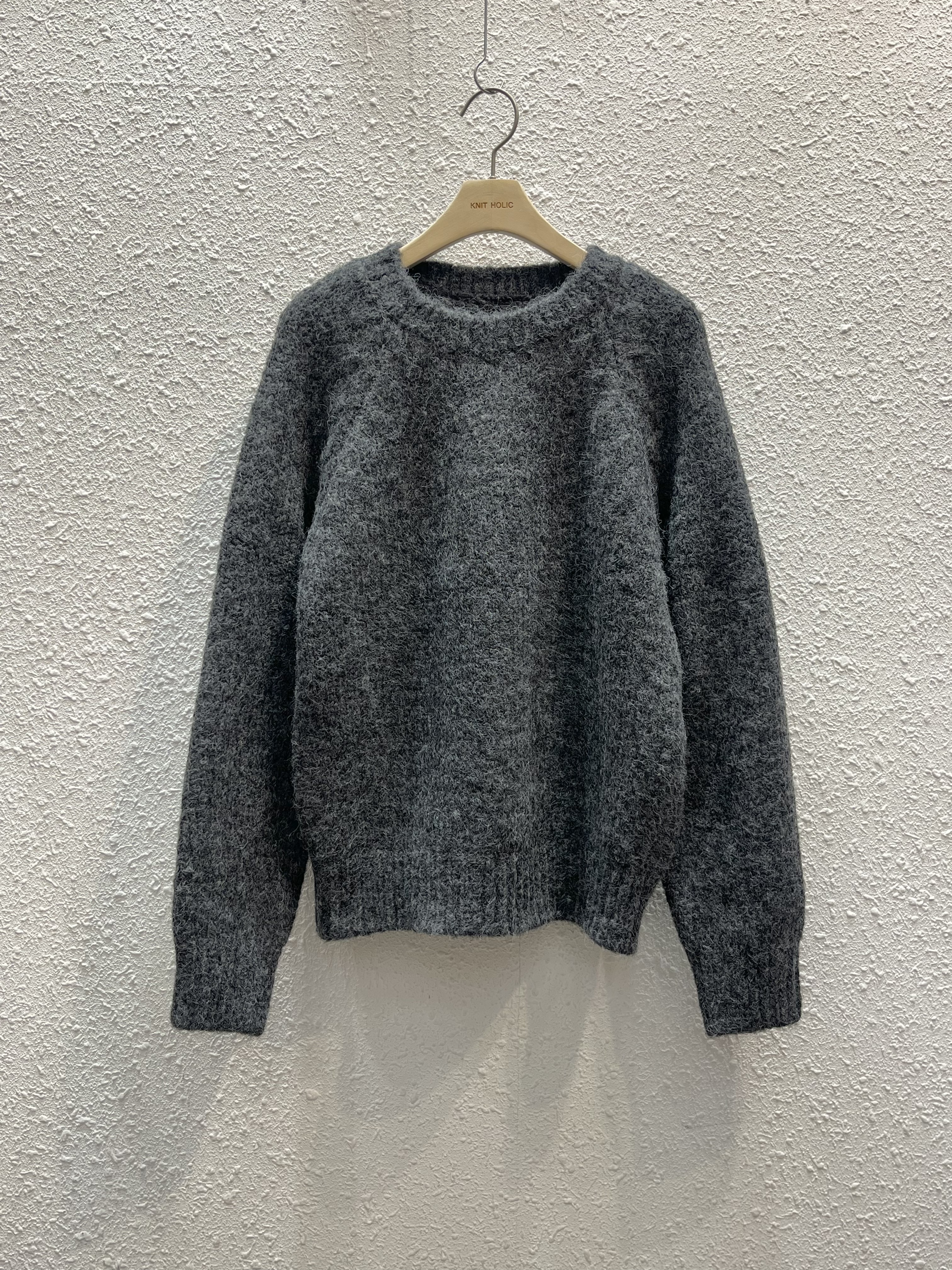 ラウンドネック無地カラーニット | 詳細画像12