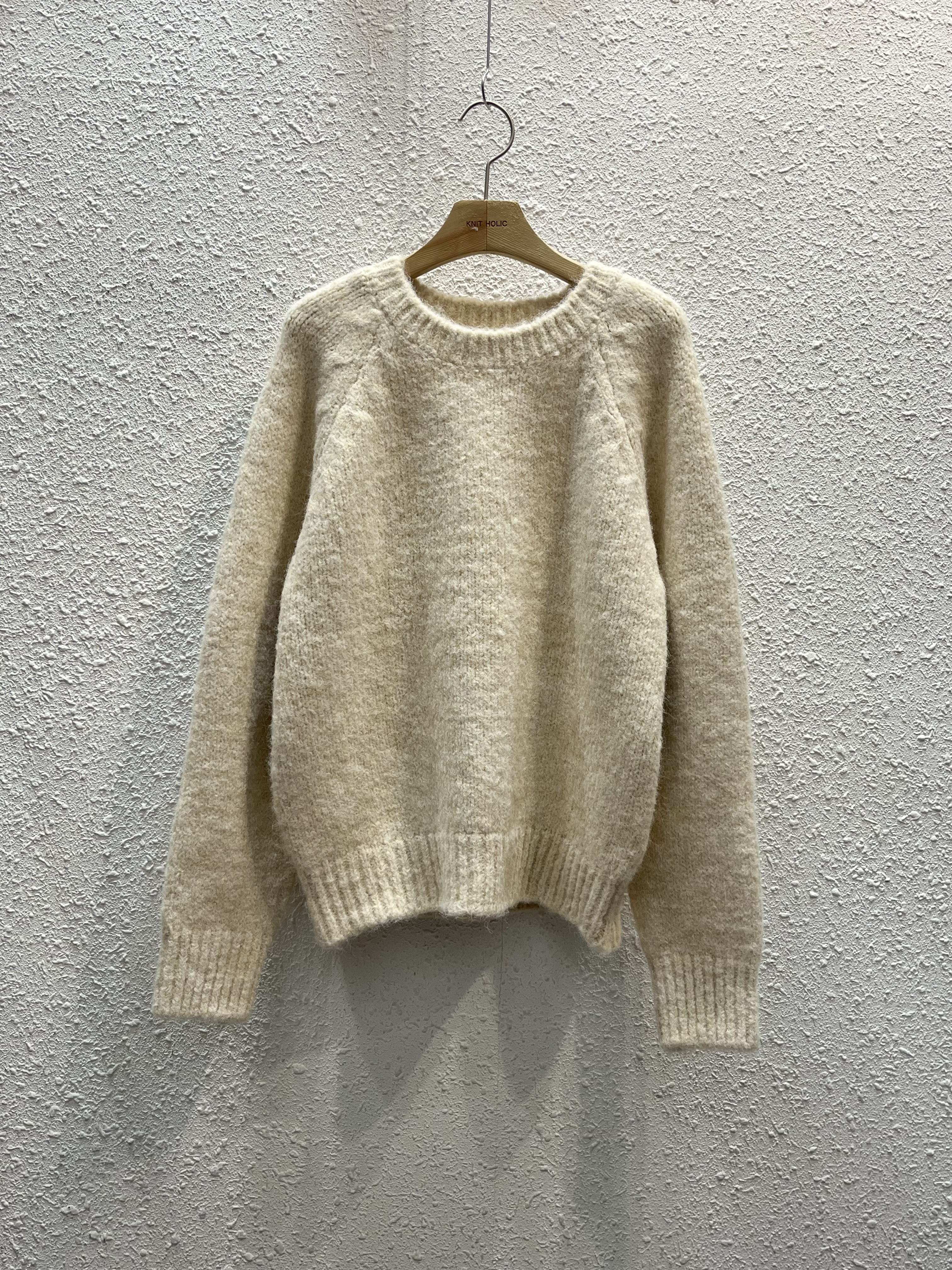 ラウンドネック無地カラーニット | 詳細画像11