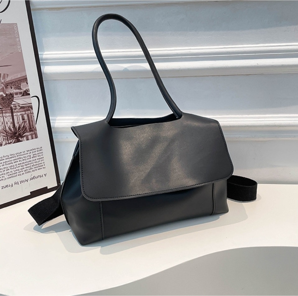 レザー調ベーシック無地ショルダーバッグストラップセット(バックルあり) | 詳細画像7