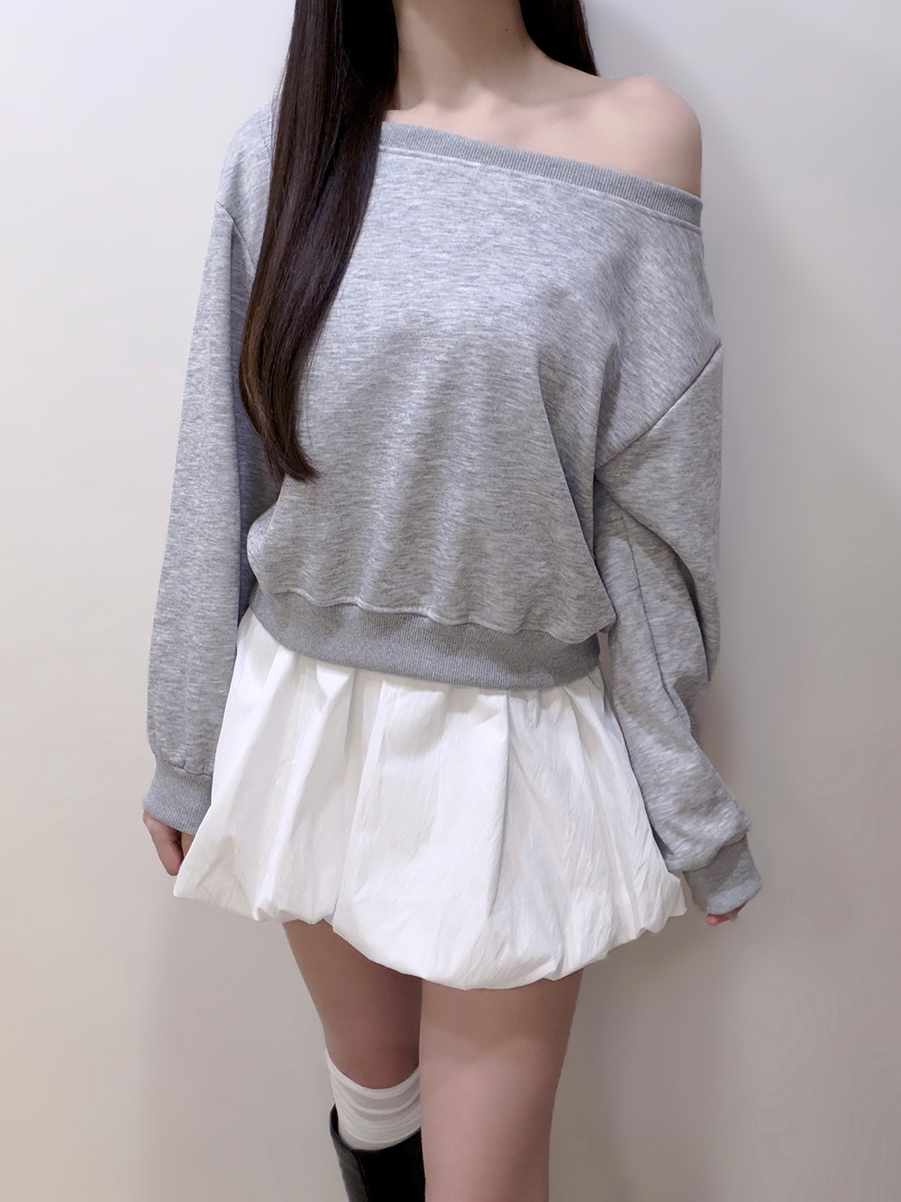 アンバランスオフショルトレーナー | 詳細画像3