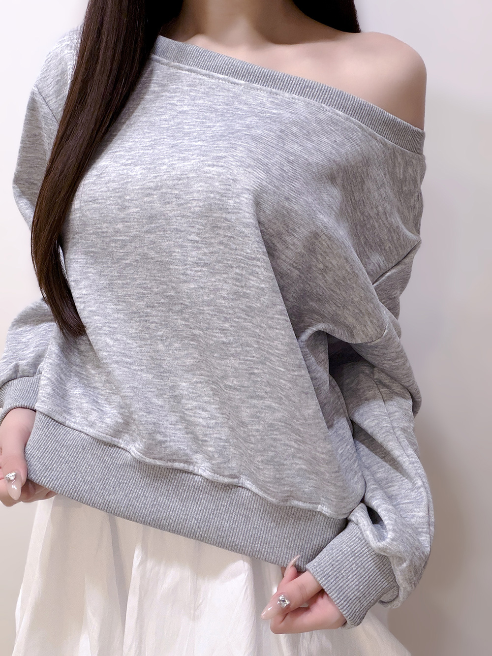 アンバランスオフショルトレーナー | 詳細画像8