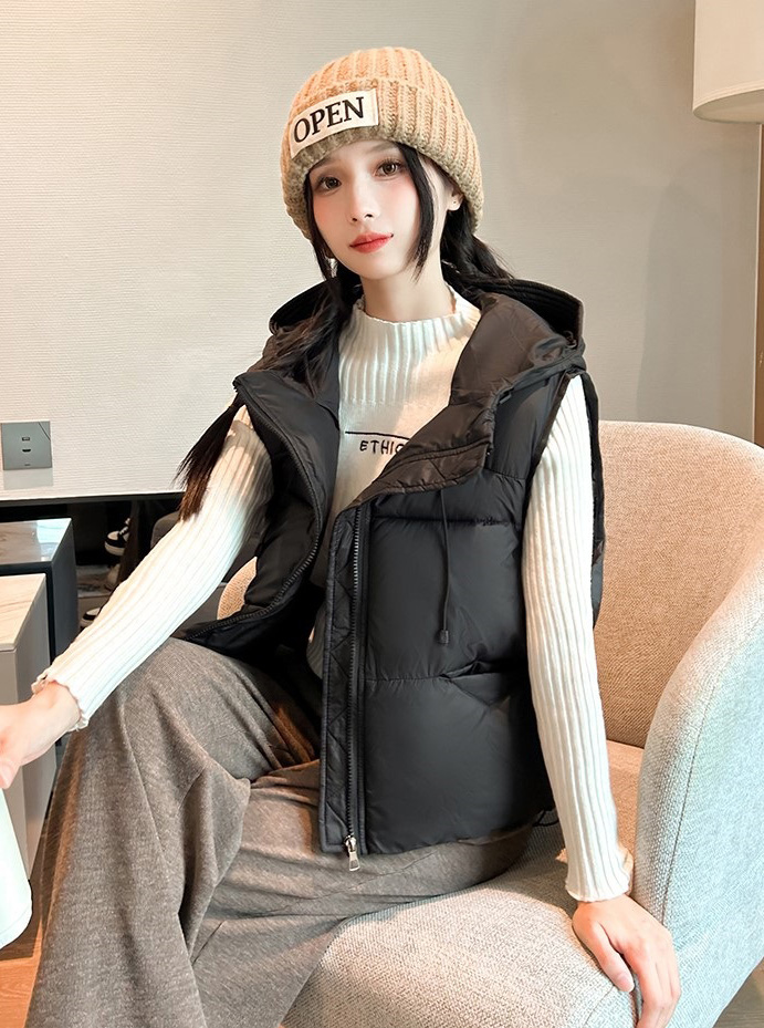 フードオーバーサイズビッグベストダウンジャケット | 詳細画像11