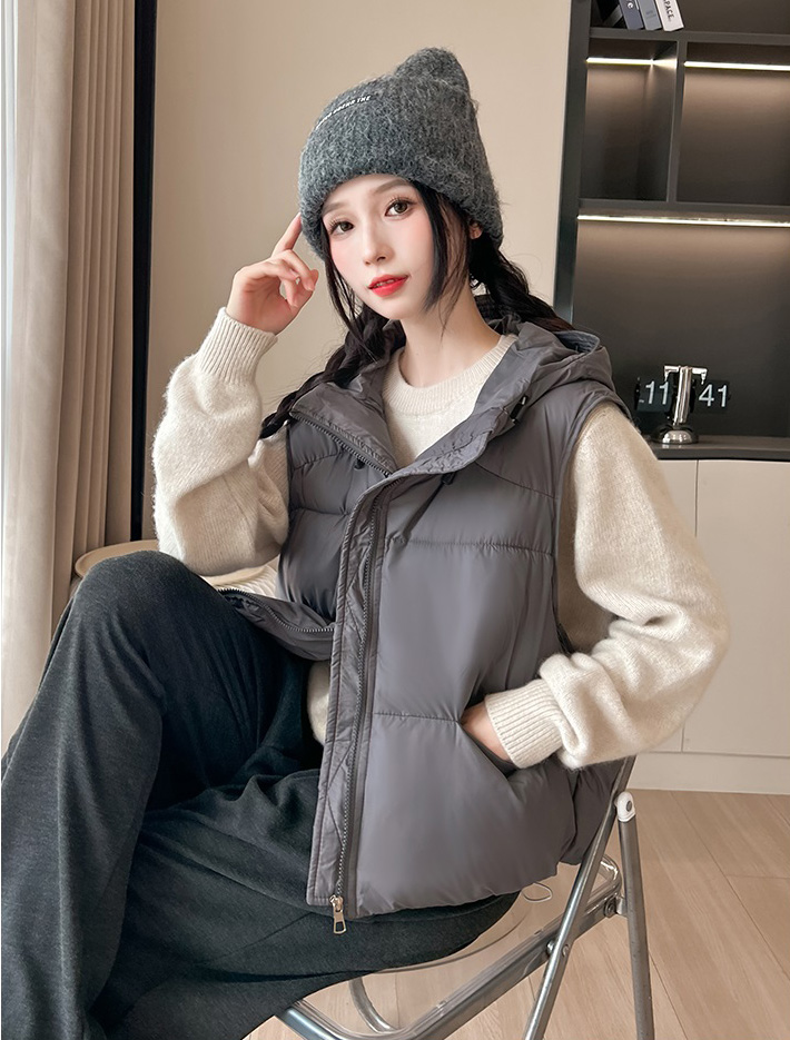 フードオーバーサイズビッグベストダウンジャケット | 詳細画像16