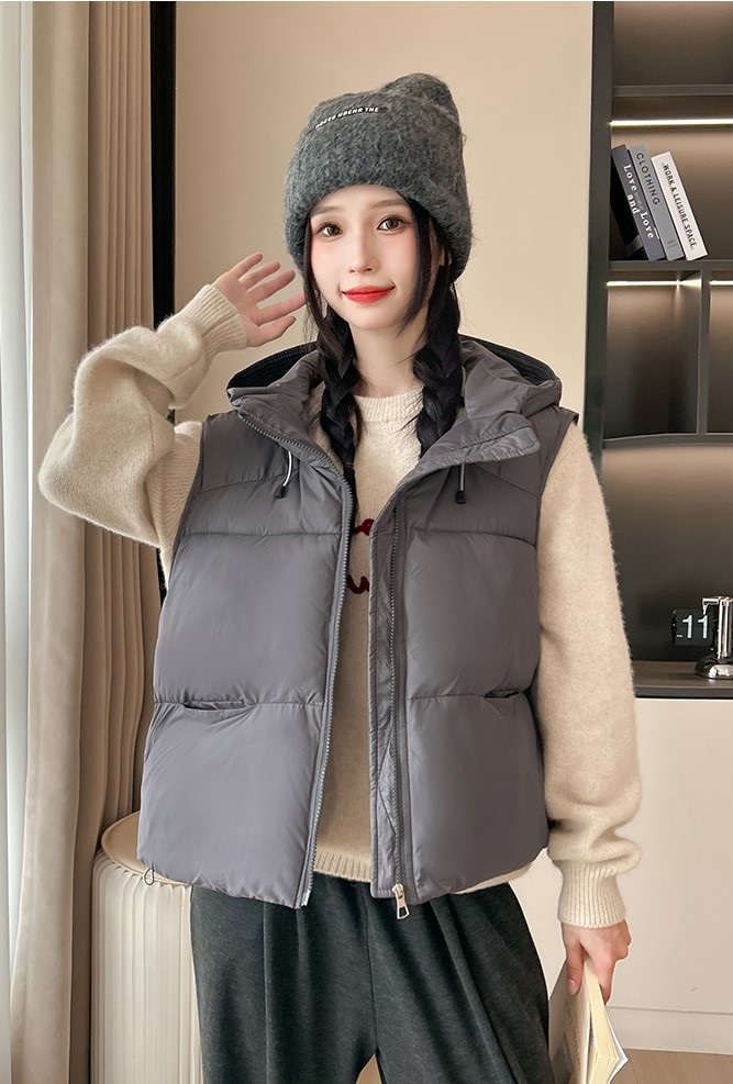 フードオーバーサイズビッグベストダウンジャケット | 詳細画像17