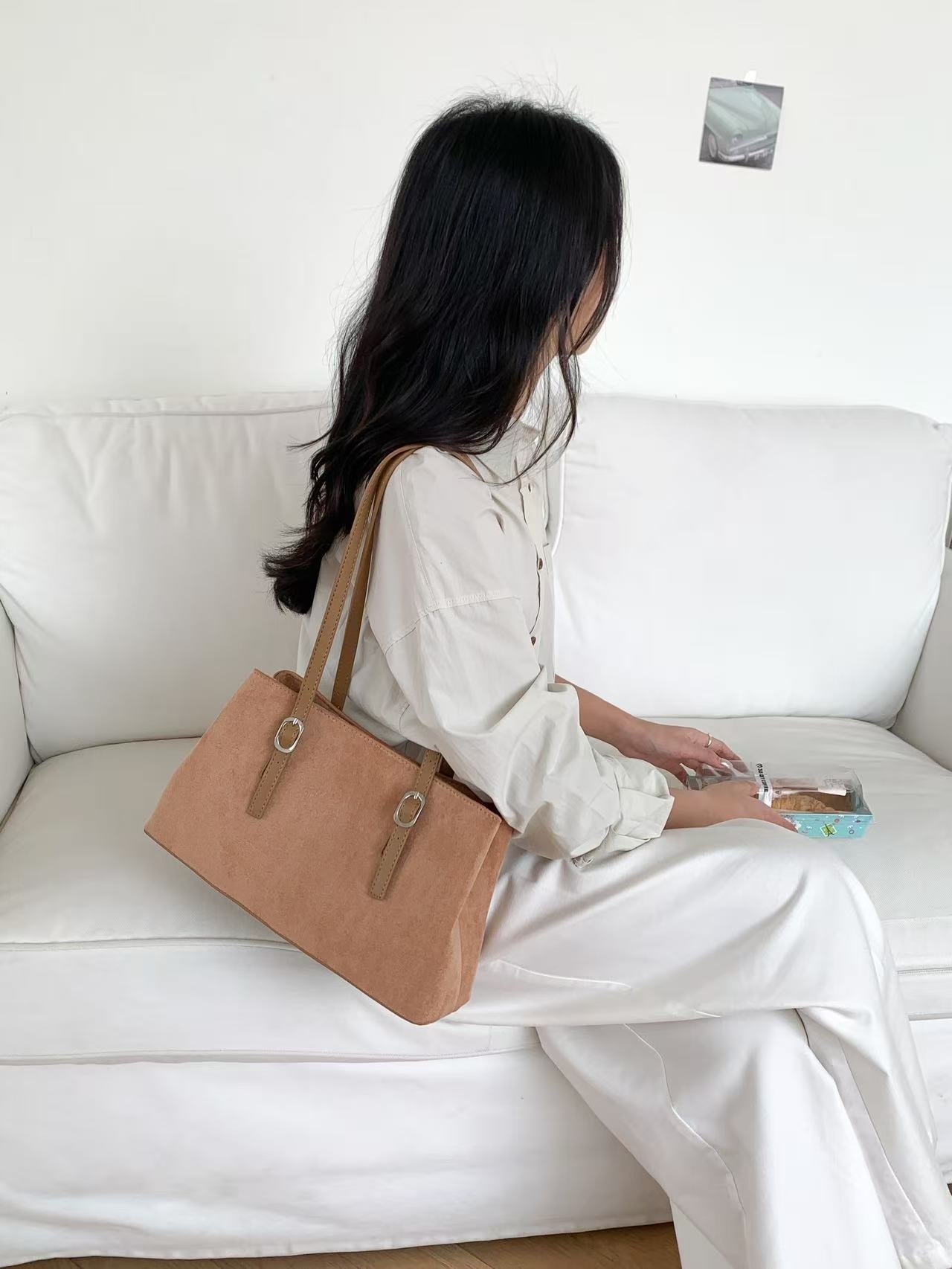 スエード調トートバッグ | 詳細画像6