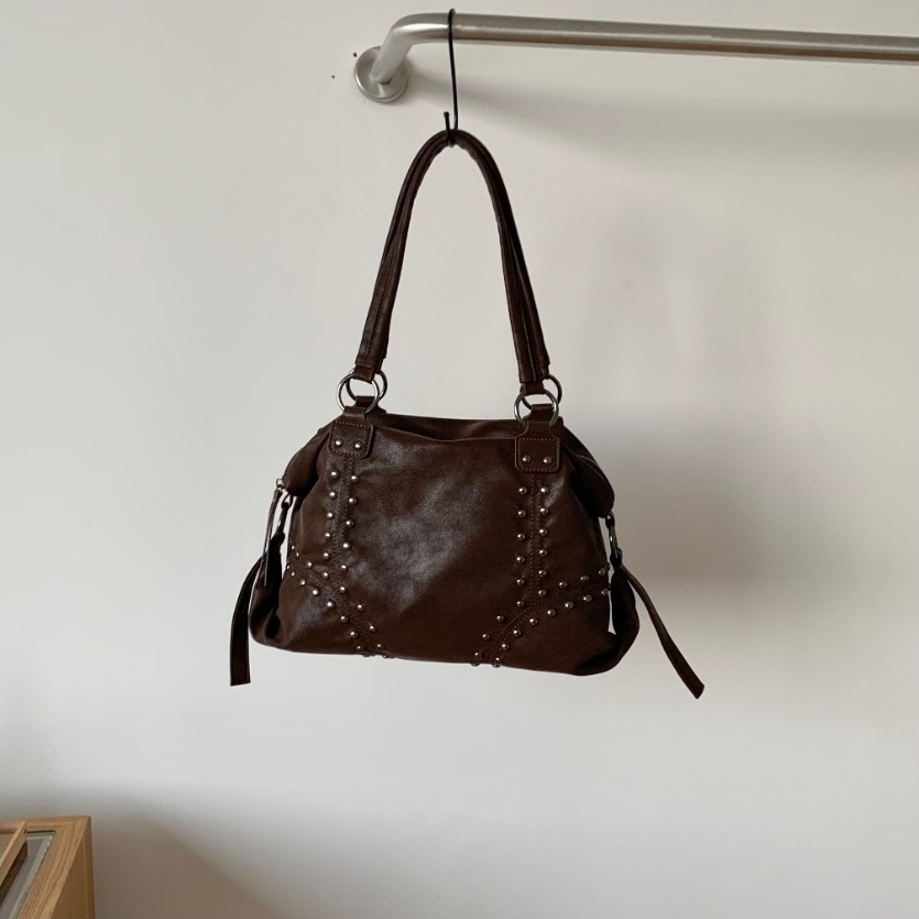 レザー調スタッズトートバッグ | 詳細画像8