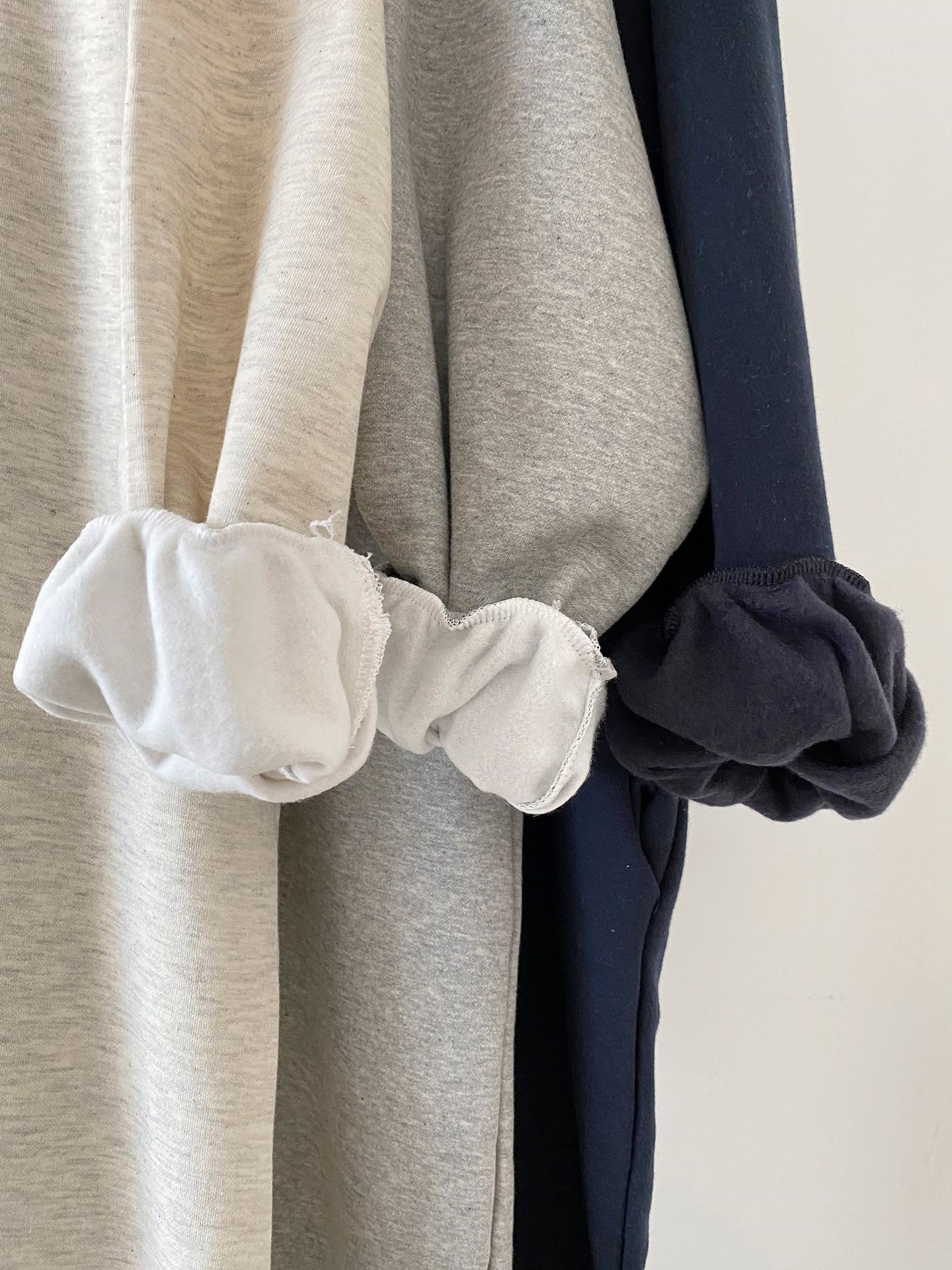 裏起毛カラーロング長袖ワンピーストレーニング | 詳細画像20