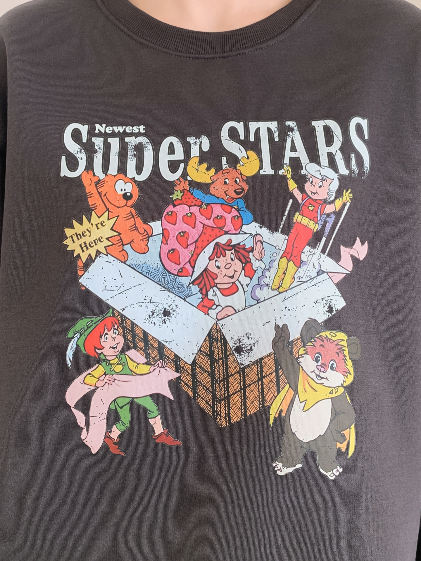 裏起毛ラウンドネックルーズ長袖ロゴスウェット | 詳細画像12