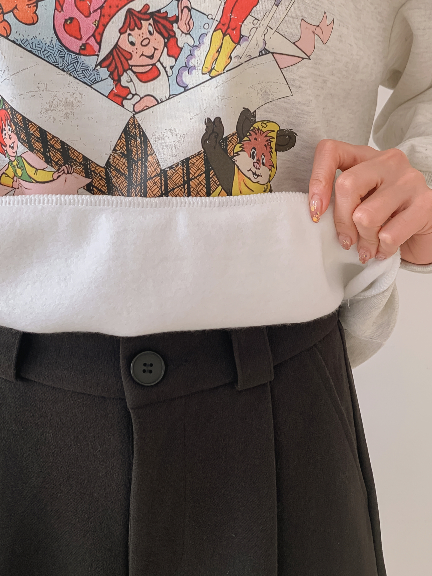 裏起毛ラウンドネックルーズ長袖ロゴスウェット | 詳細画像27