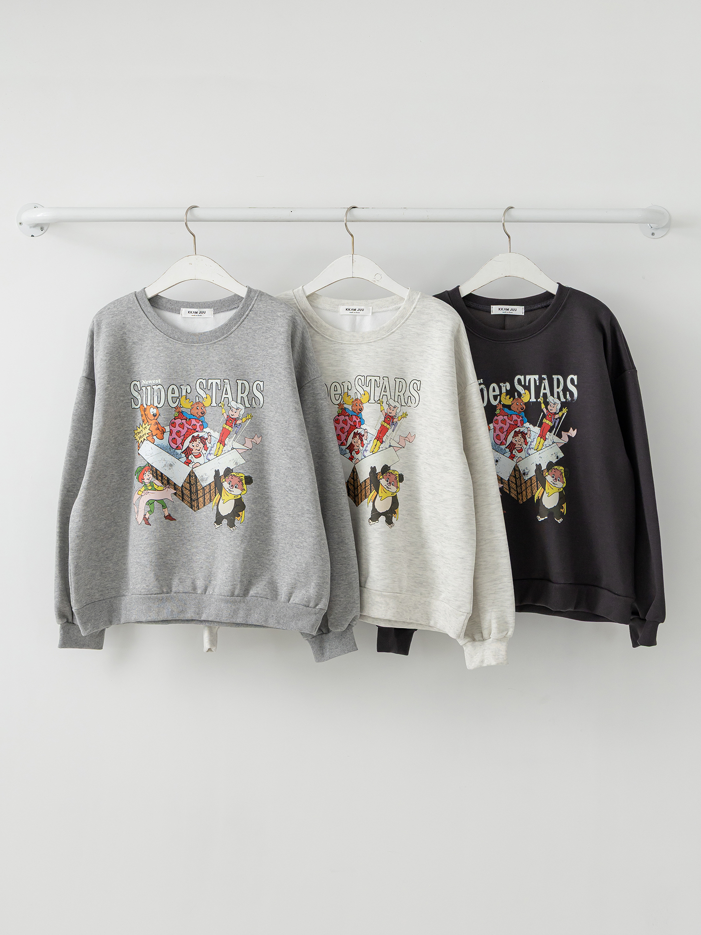 裏起毛ラウンドネックルーズ長袖ロゴスウェット | 詳細画像32