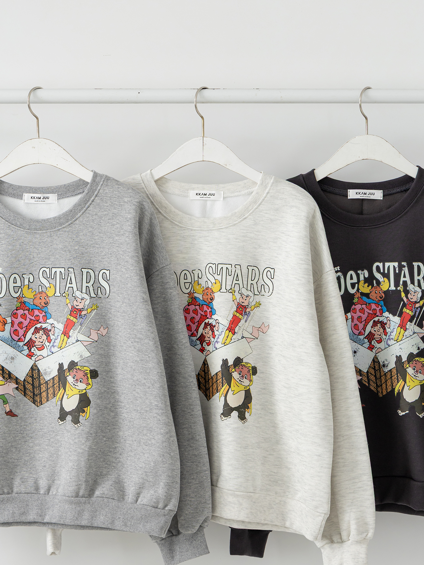 裏起毛ラウンドネックルーズ長袖ロゴスウェット | 詳細画像33