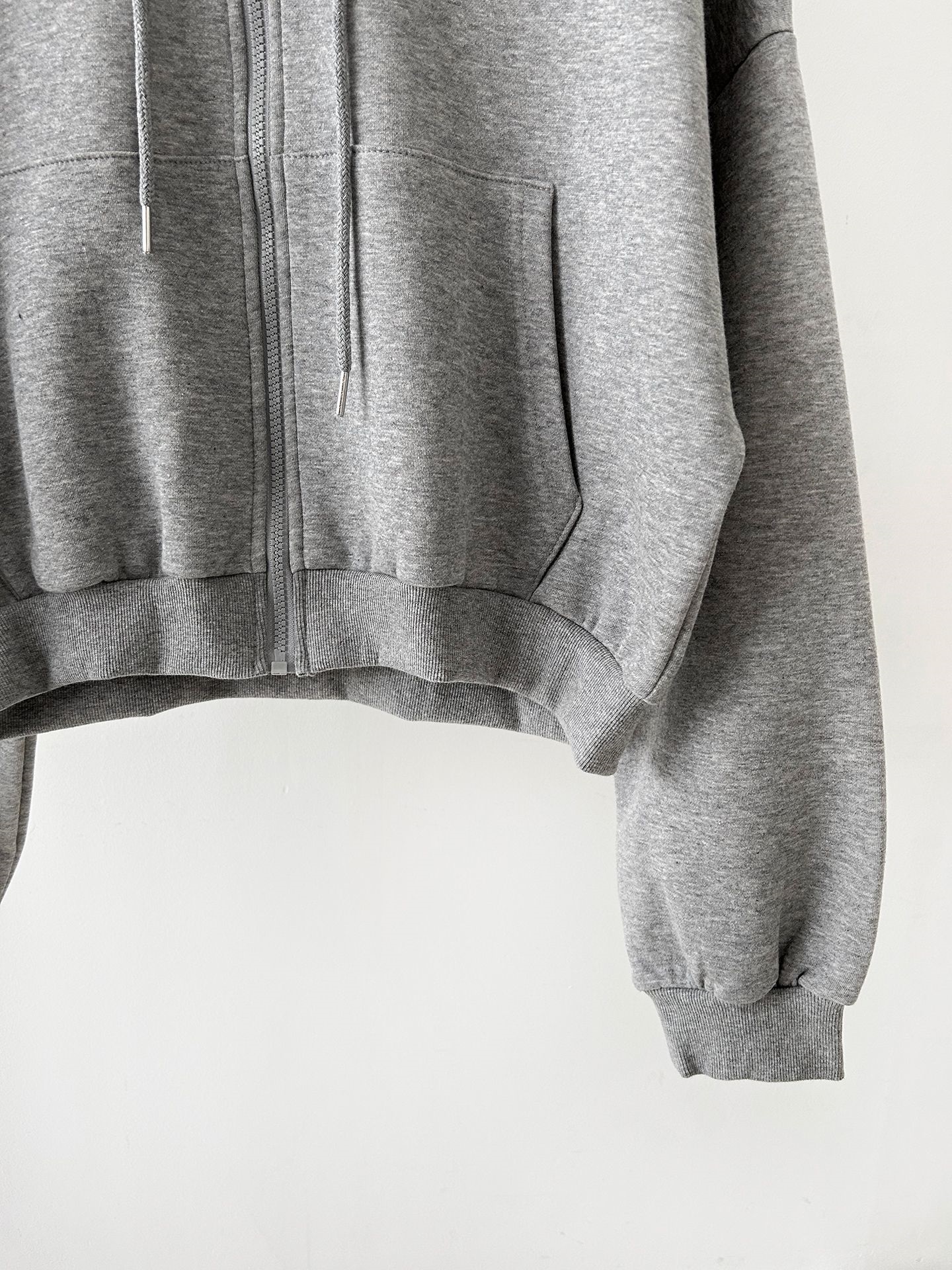 裏起毛ジップアップフードウエストゴム長袖ストレートワイドセットアップトレーニング | 詳細画像32